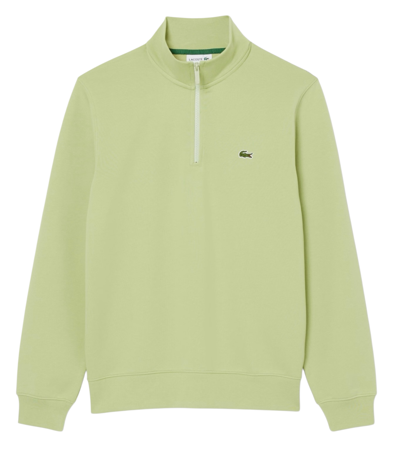 Lacoste High Neck Zipped Fleece Sweatshirt