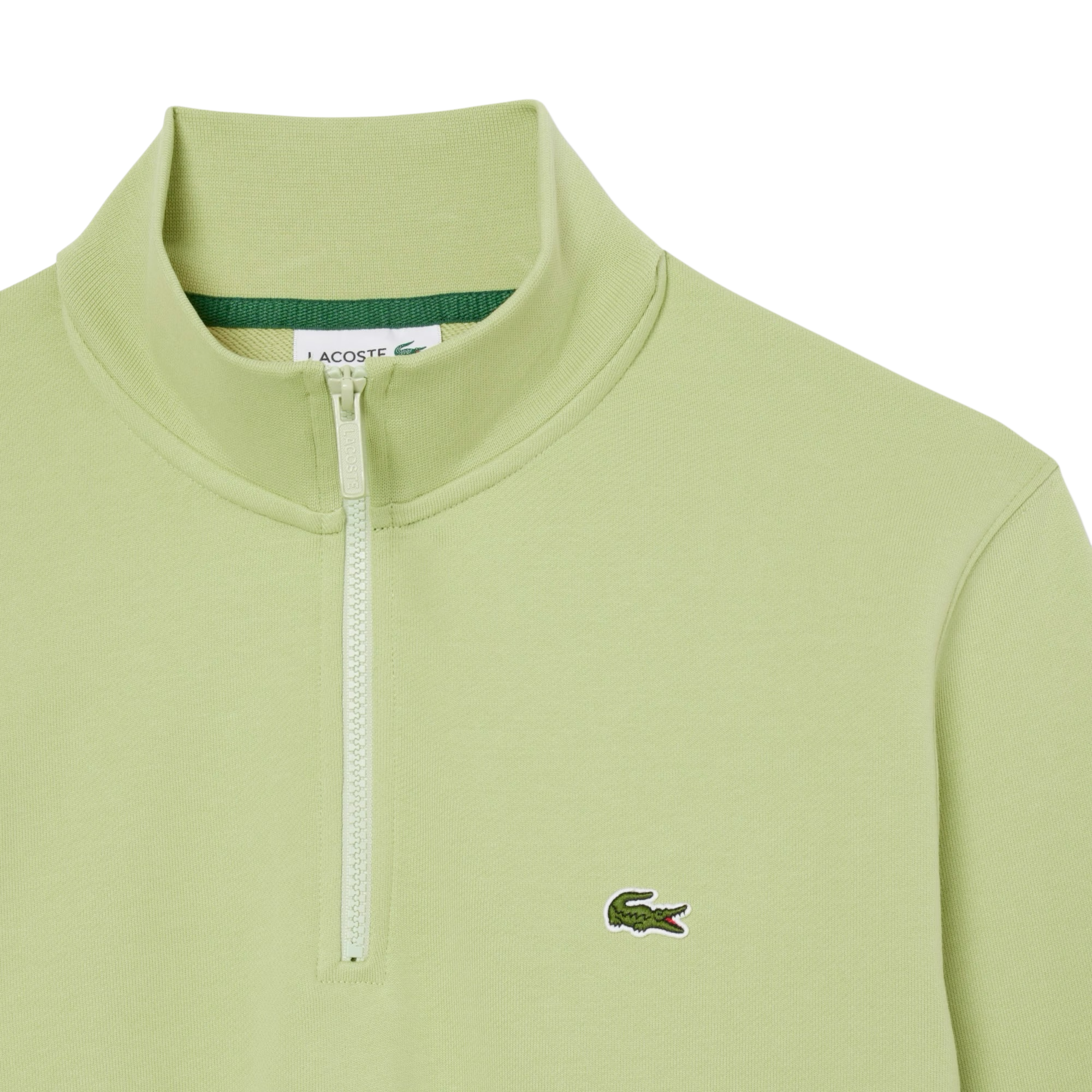 Lacoste High Neck Zipped Fleece Sweatshirt