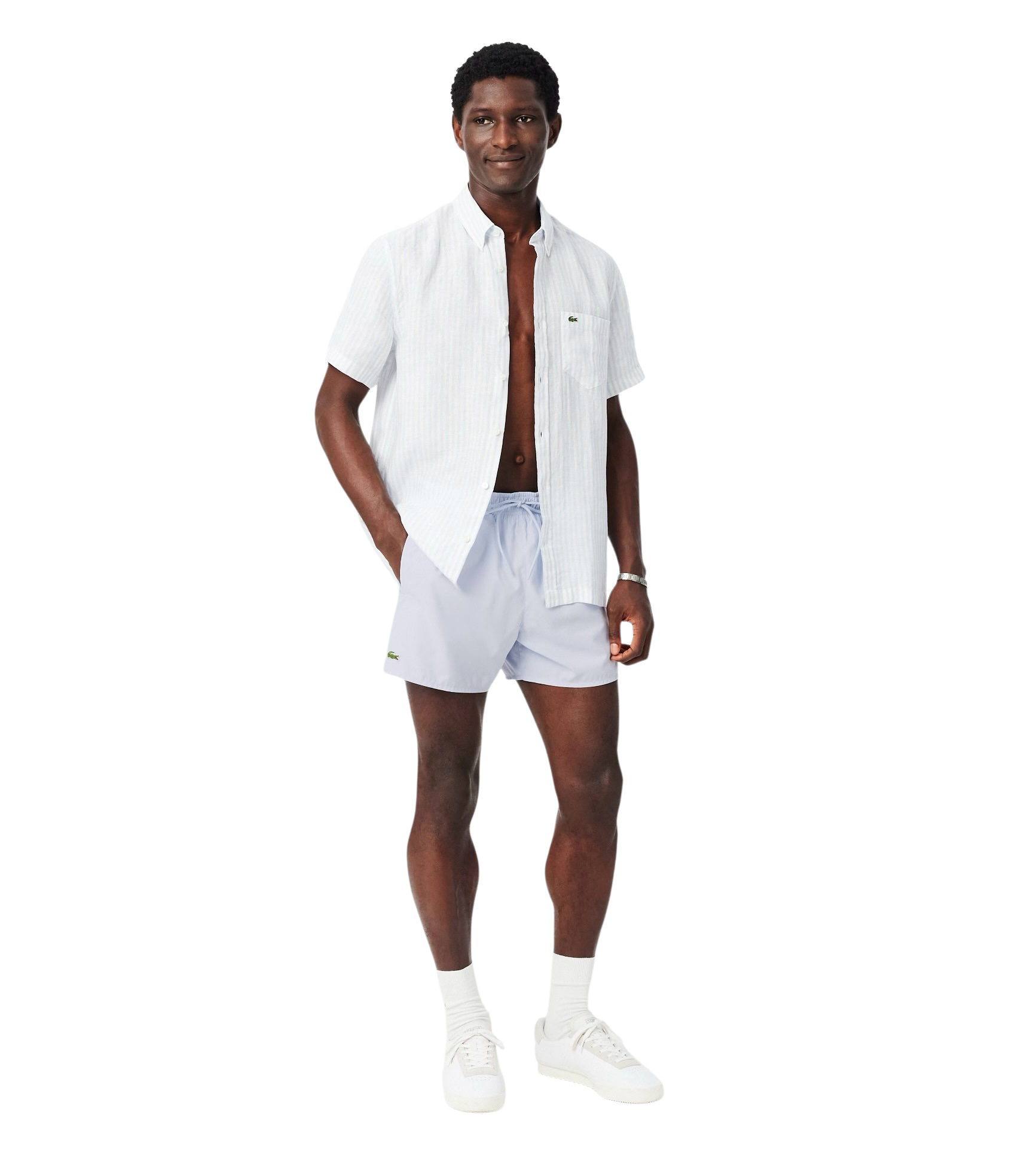 Lacoste Quick-Dry Swim Trunks