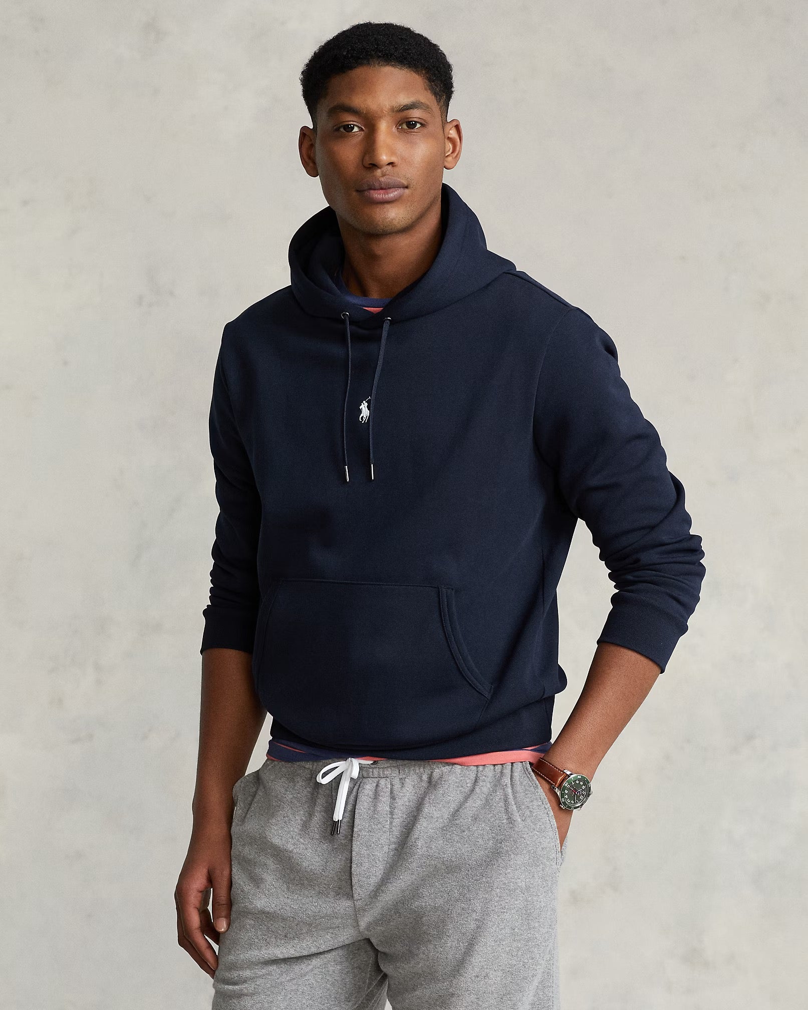 POLO RALPH LAUREN DOUBLE-KNIT HOODIE