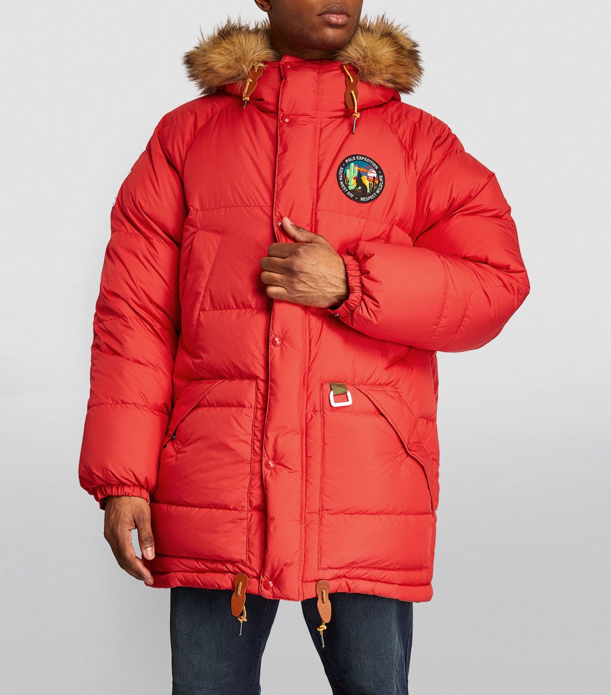 POLO RALPH LAUREN EXPEDITION REVERSIBLE DOWN FILL WATER REPELLENT PARKA JACKET