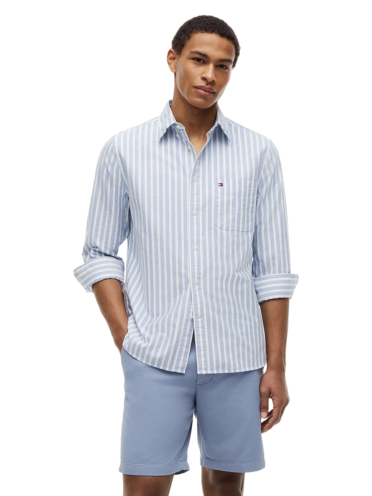 Tommy Hilfiger Regular Fit Stripe Oxford Shirt