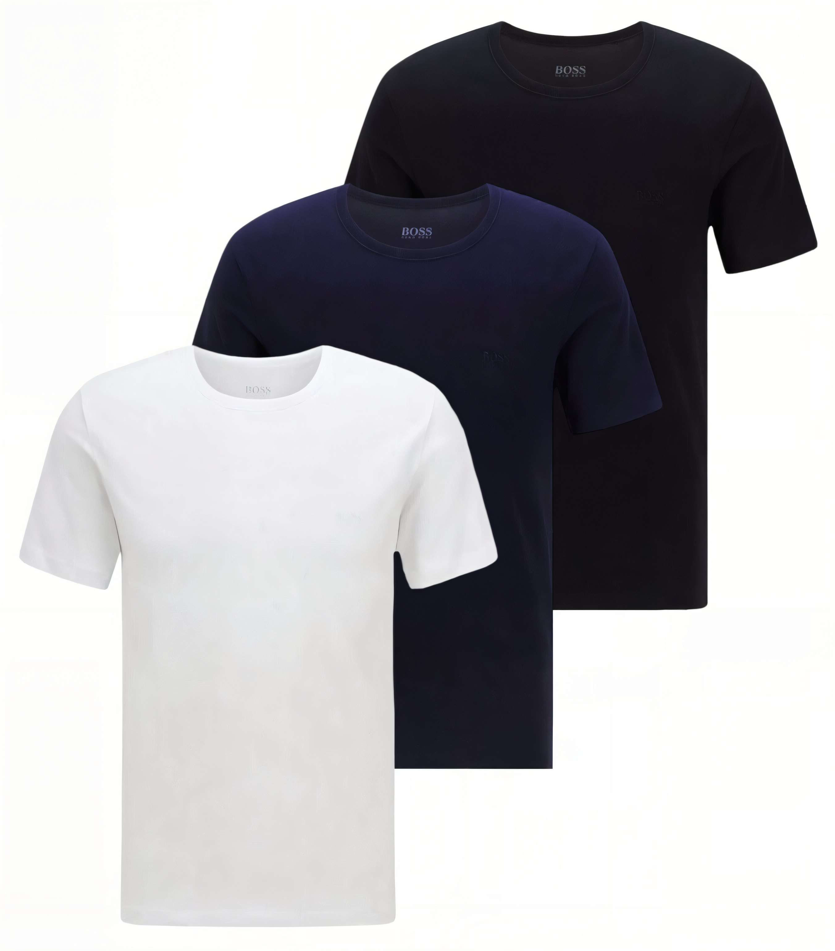 Hugo Boss 3 Pack T-Shirts Cotton Jersey