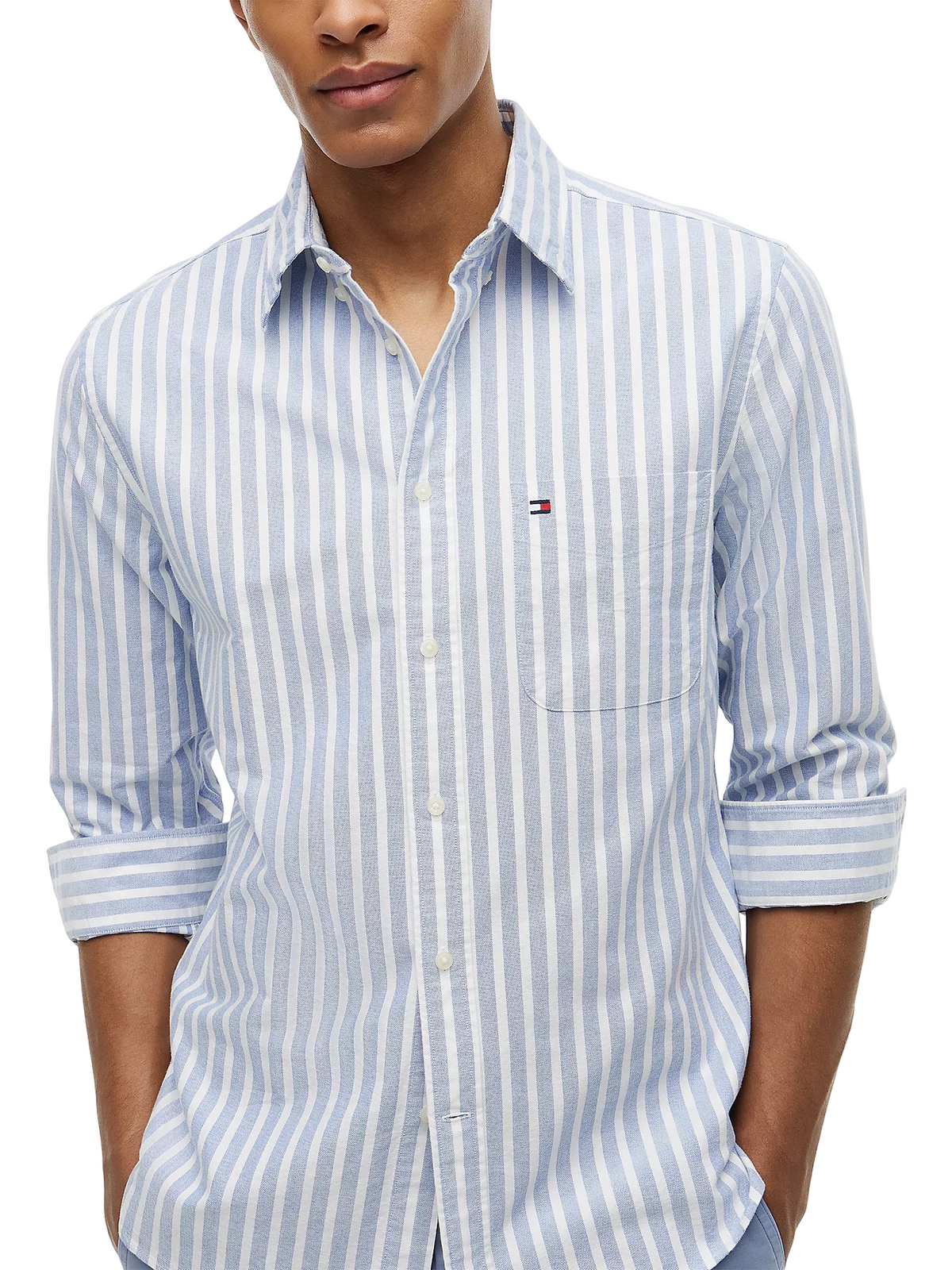 Tommy Hilfiger Regular Fit Stripe Oxford Shirt