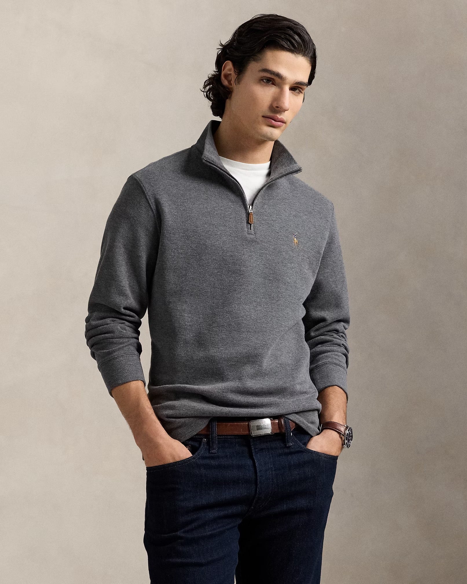 Polo Ralph Lauren Estate Rib Quarter Zip Pullover