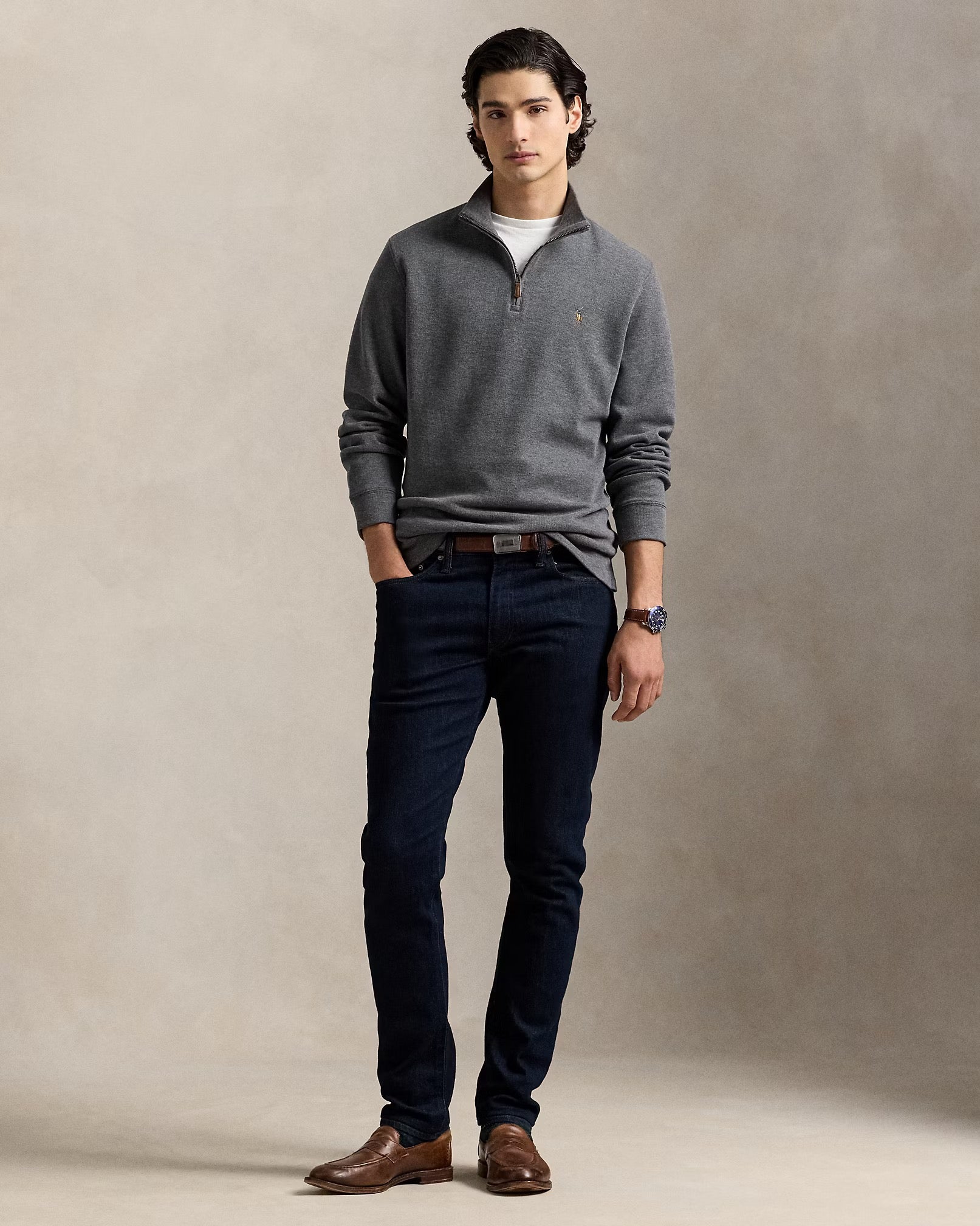 Polo Ralph Lauren Estate Rib Quarter Zip Pullover