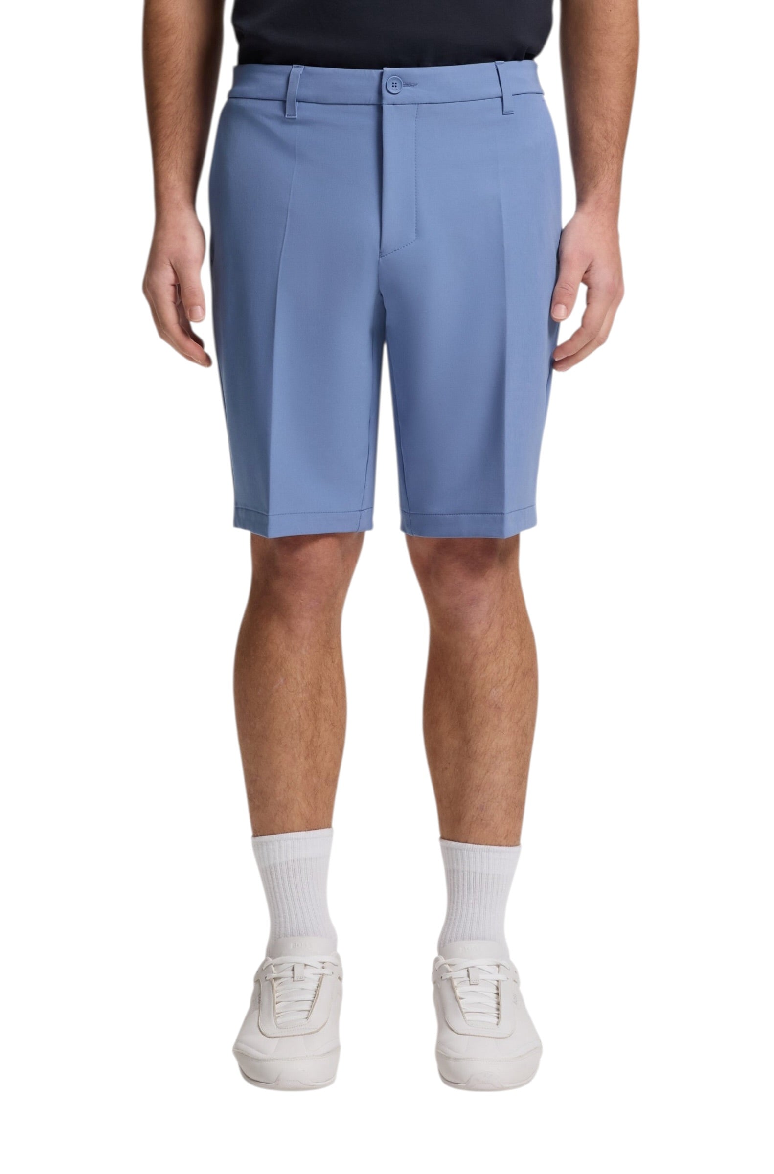 BOSS S Commuter Slim-Fit Shorts In Water-Repellent Stretch Fabric