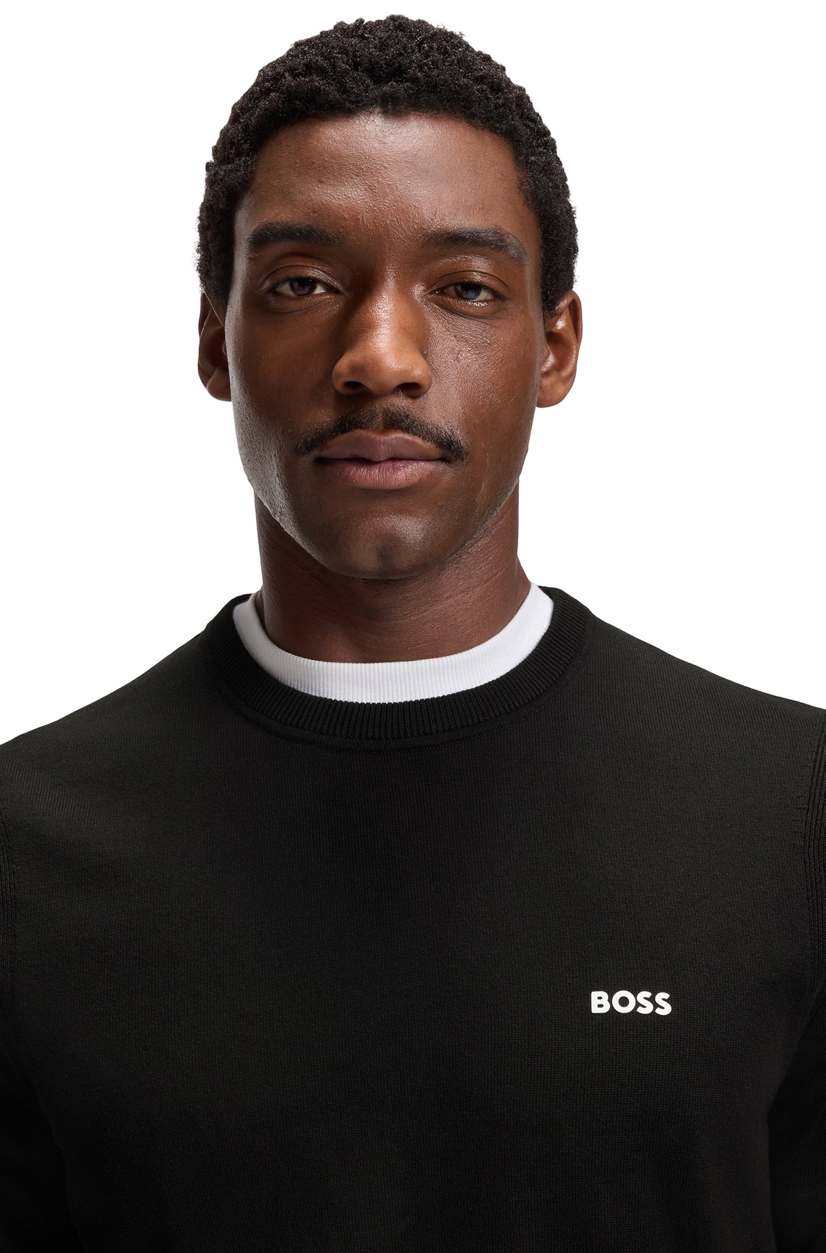 BOSS Ever-X Crew Neck Cotton Sweater
