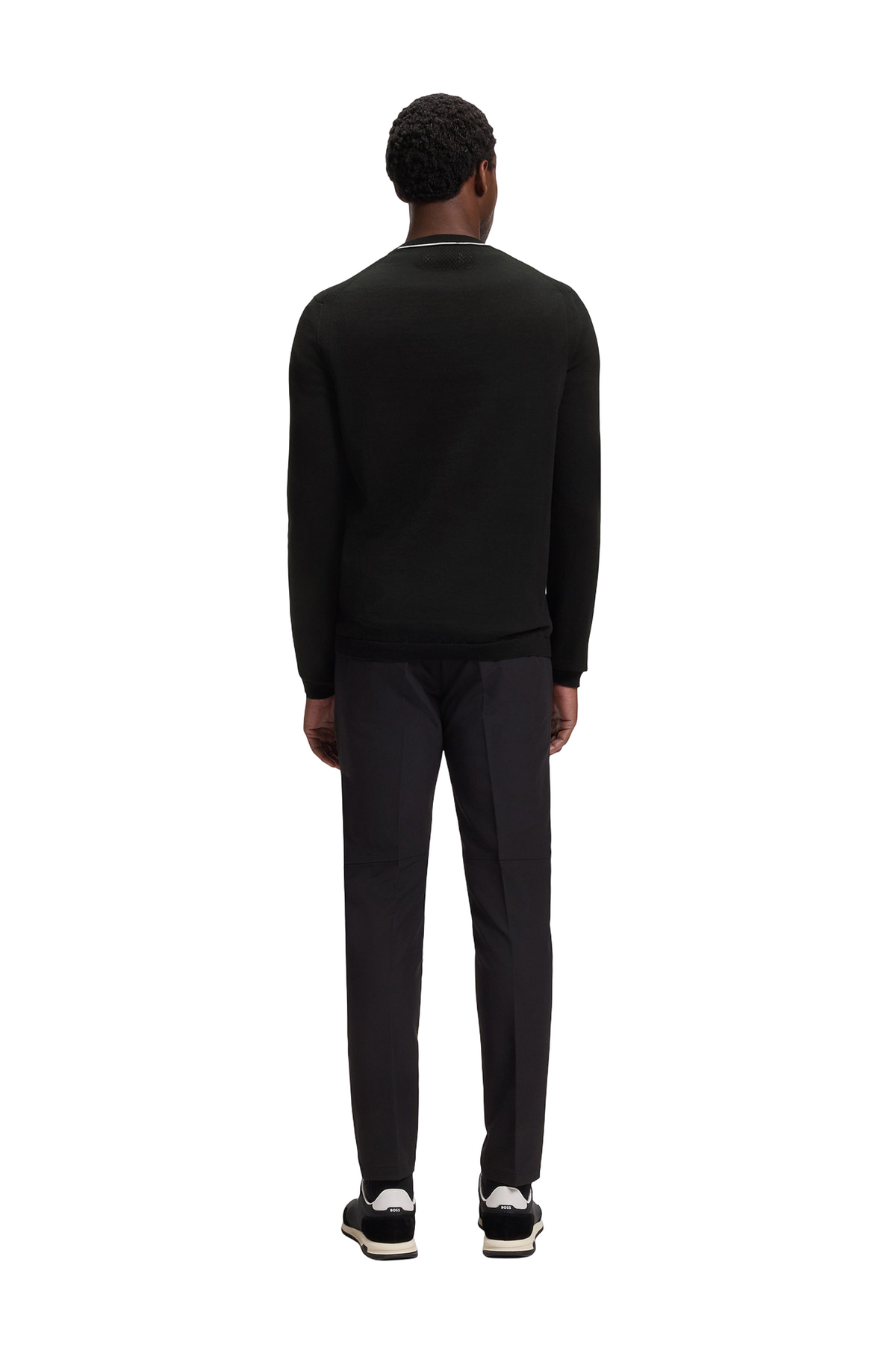 BOSS Ever-X Crew Neck Cotton Sweater