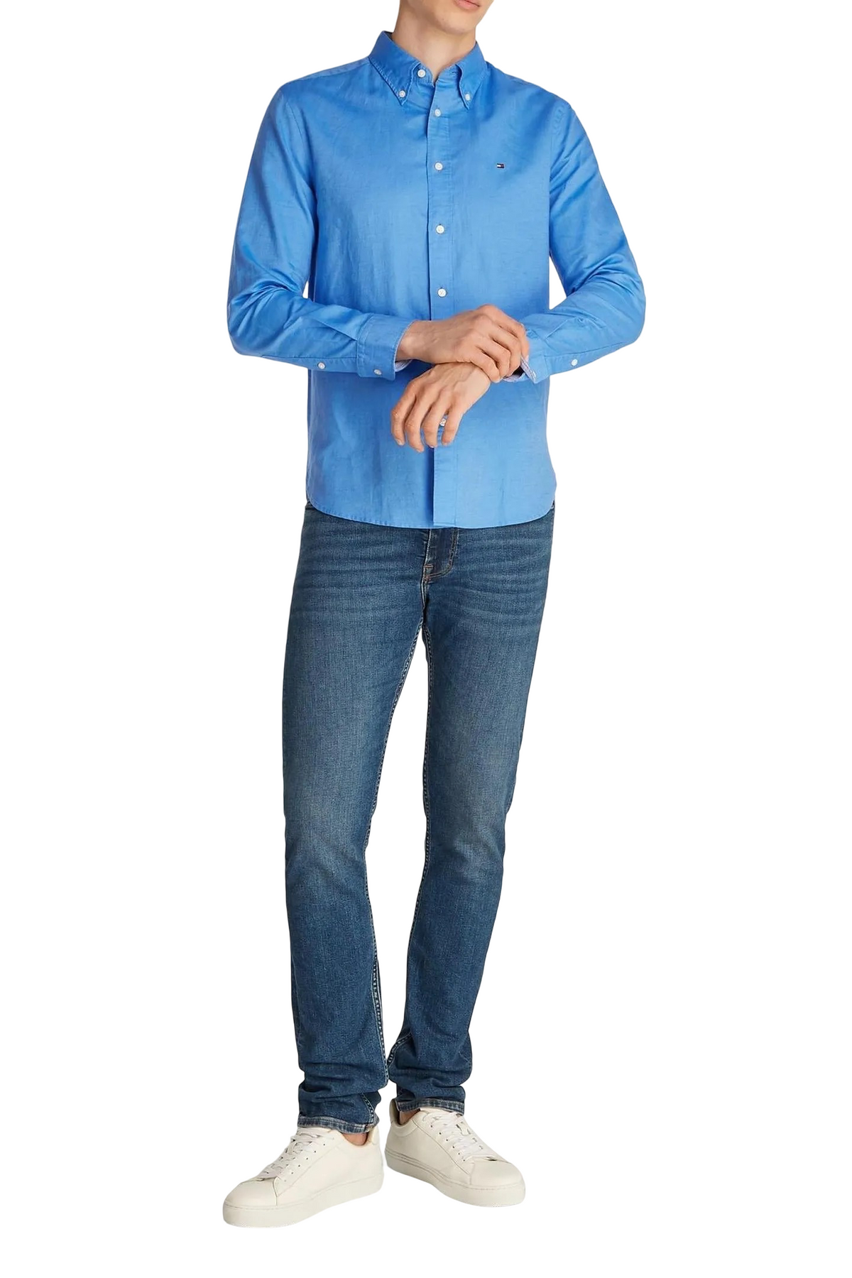 Tommy Hilfiger Regular Fit Linen Blend Shirt