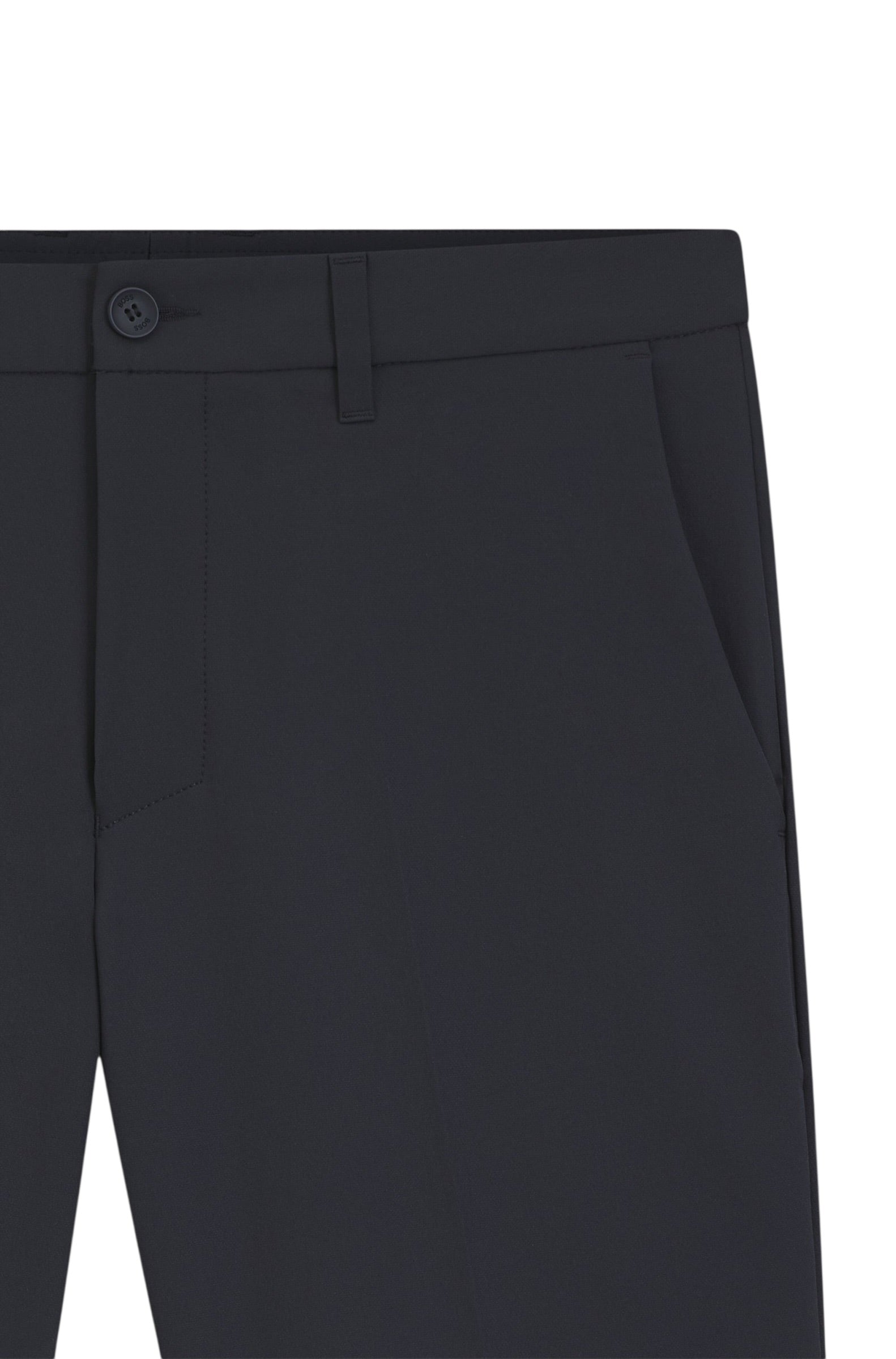 BOSS S Commuter Slim-Fit Shorts In Water-Repellent Stretch Fabric