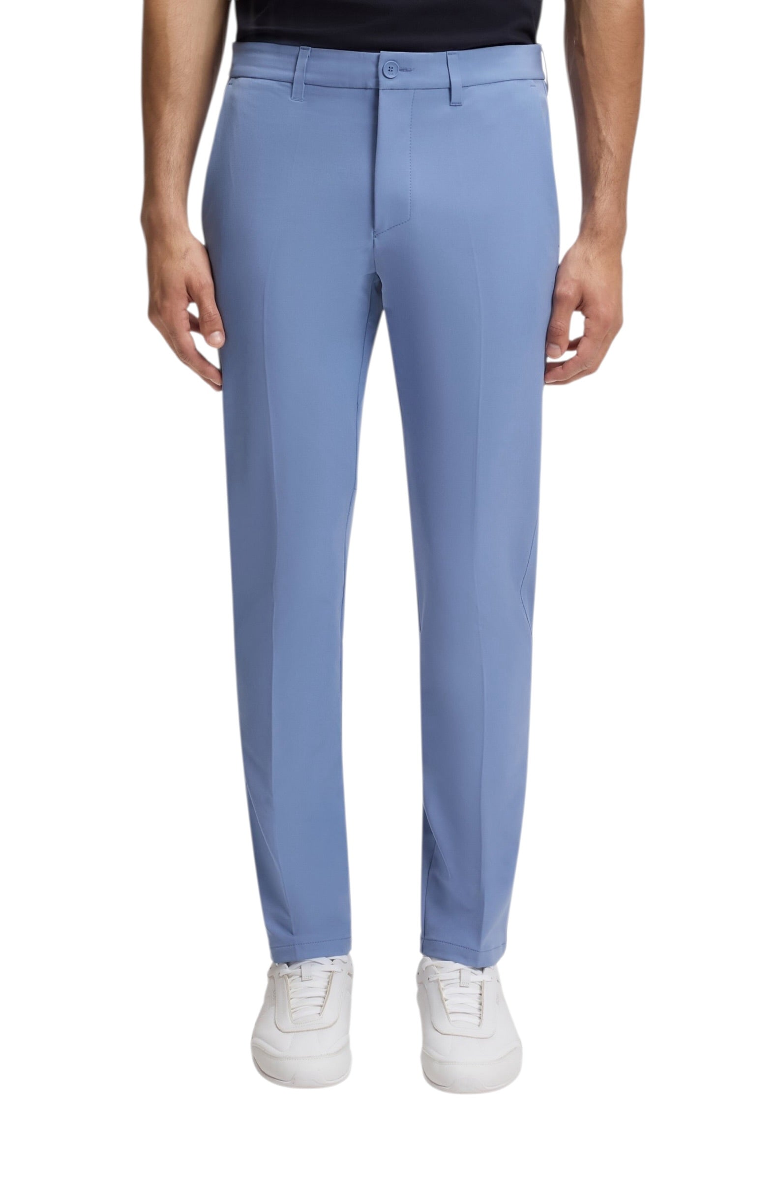 BOSS Slim-Fit T Commuter Trousers In Water-Repellent Stretch Fabric