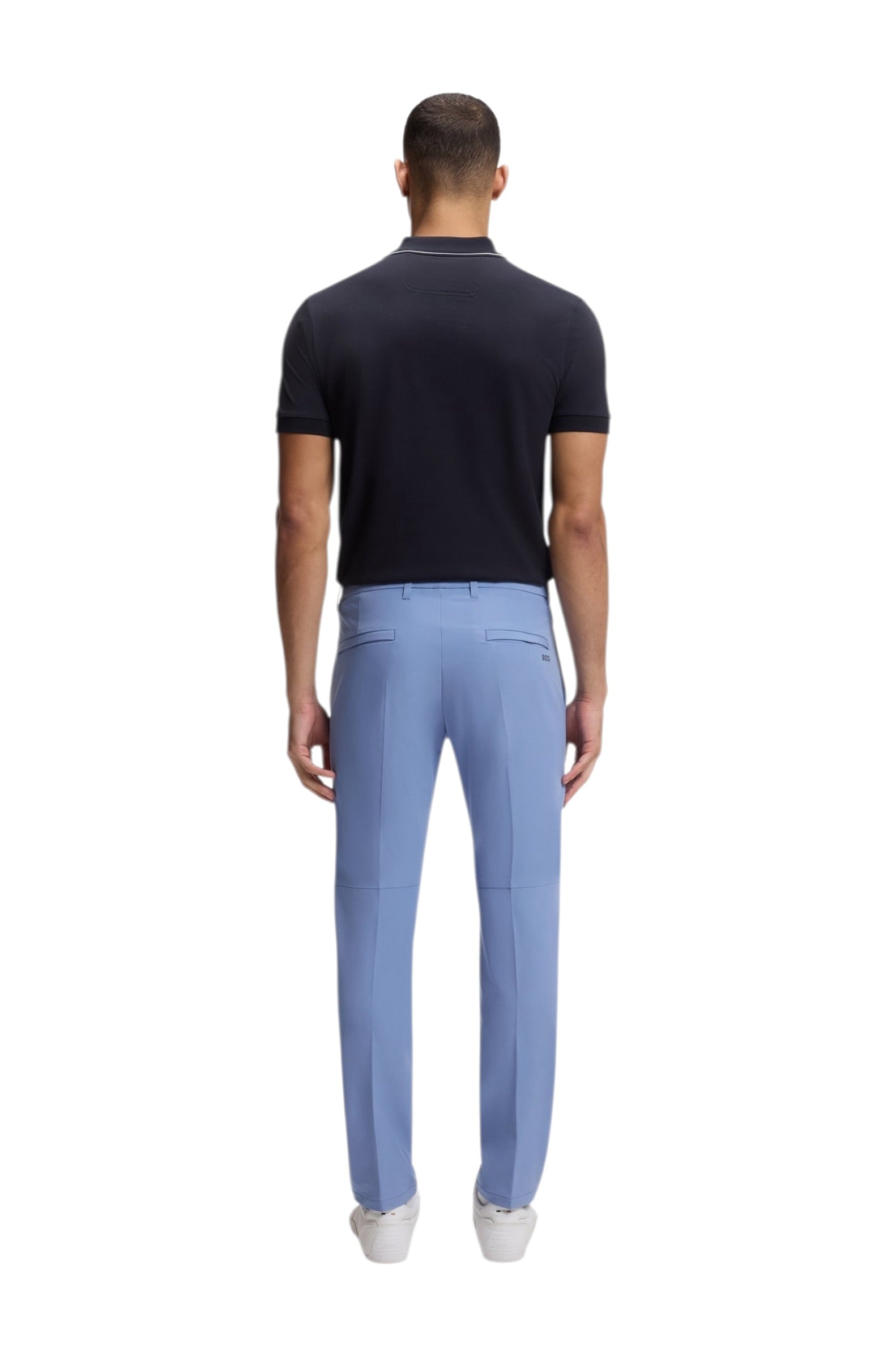 BOSS Slim-Fit T Commuter Trousers In Water-Repellent Stretch Fabric