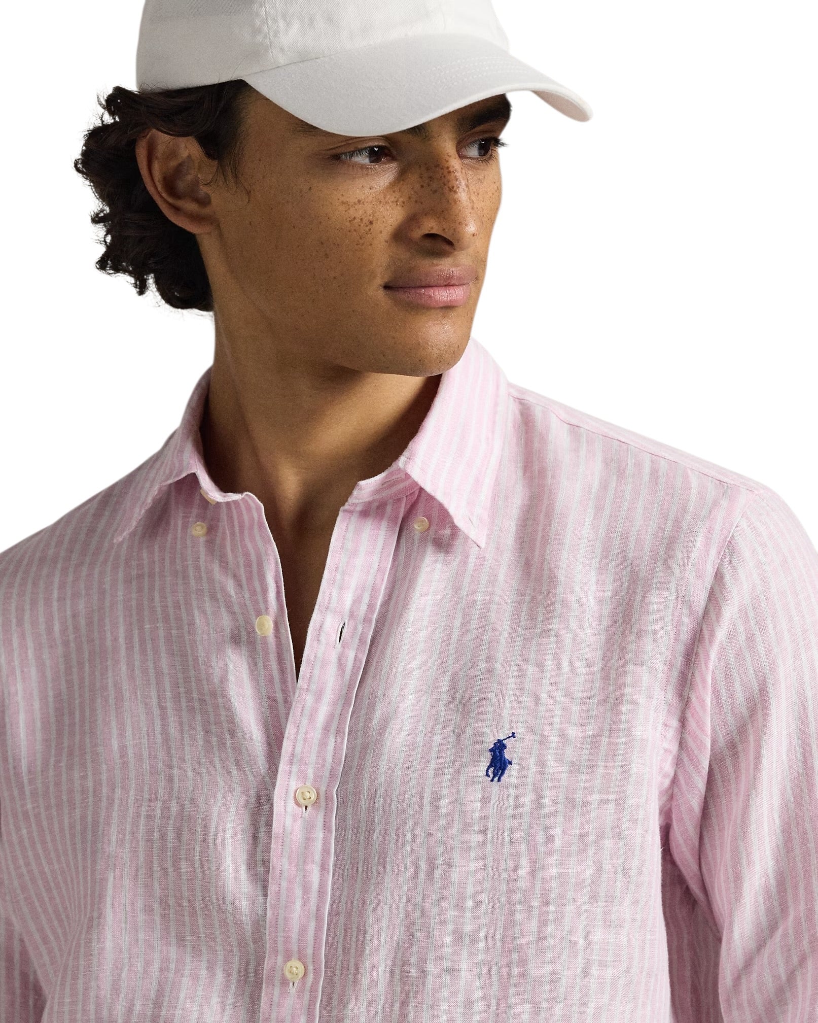 Polo Ralph Lauren Custom Fit Striped Linen Shirt