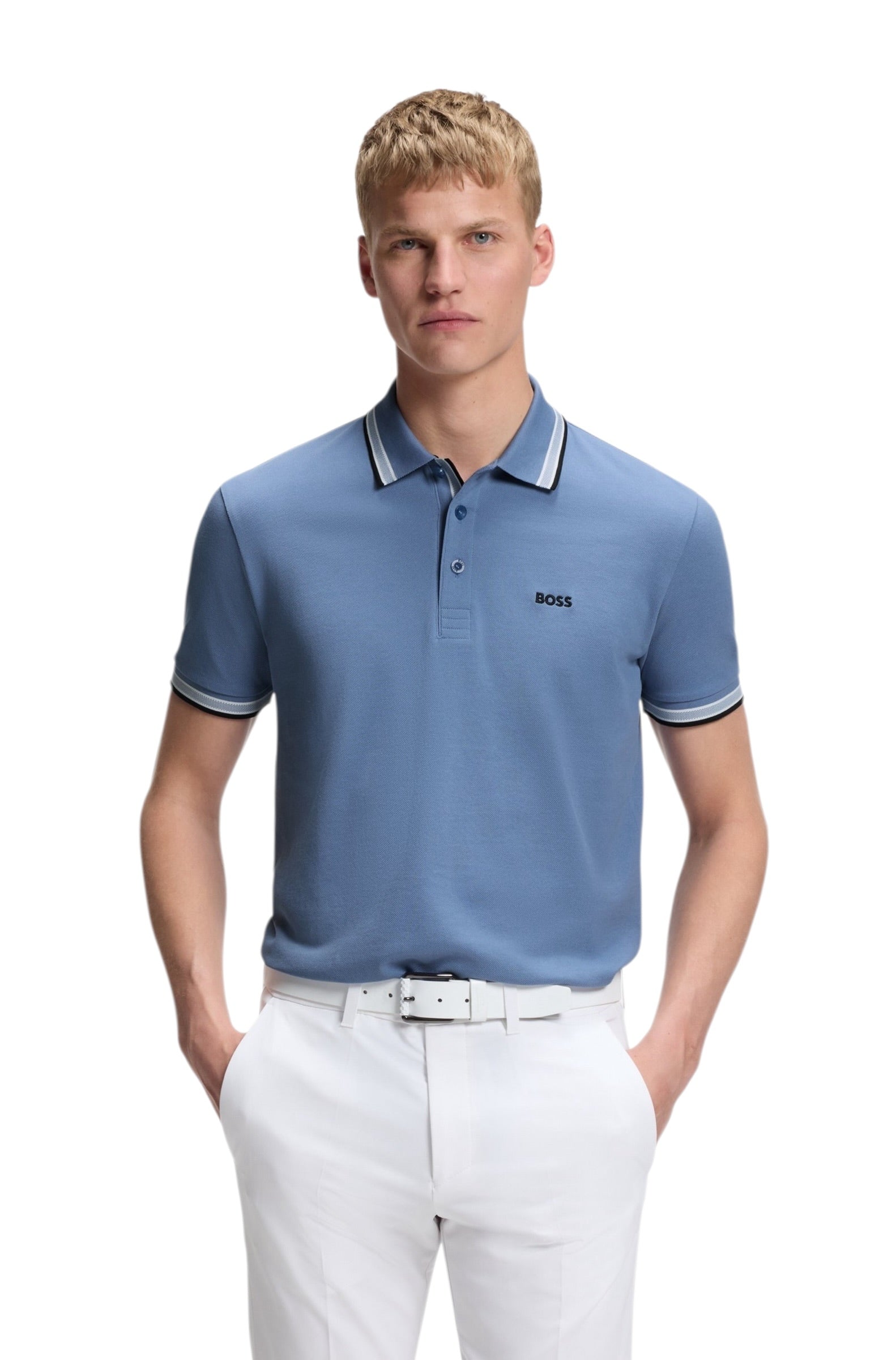 BOSS Paddy Polo Shirt In Cotton Piqué