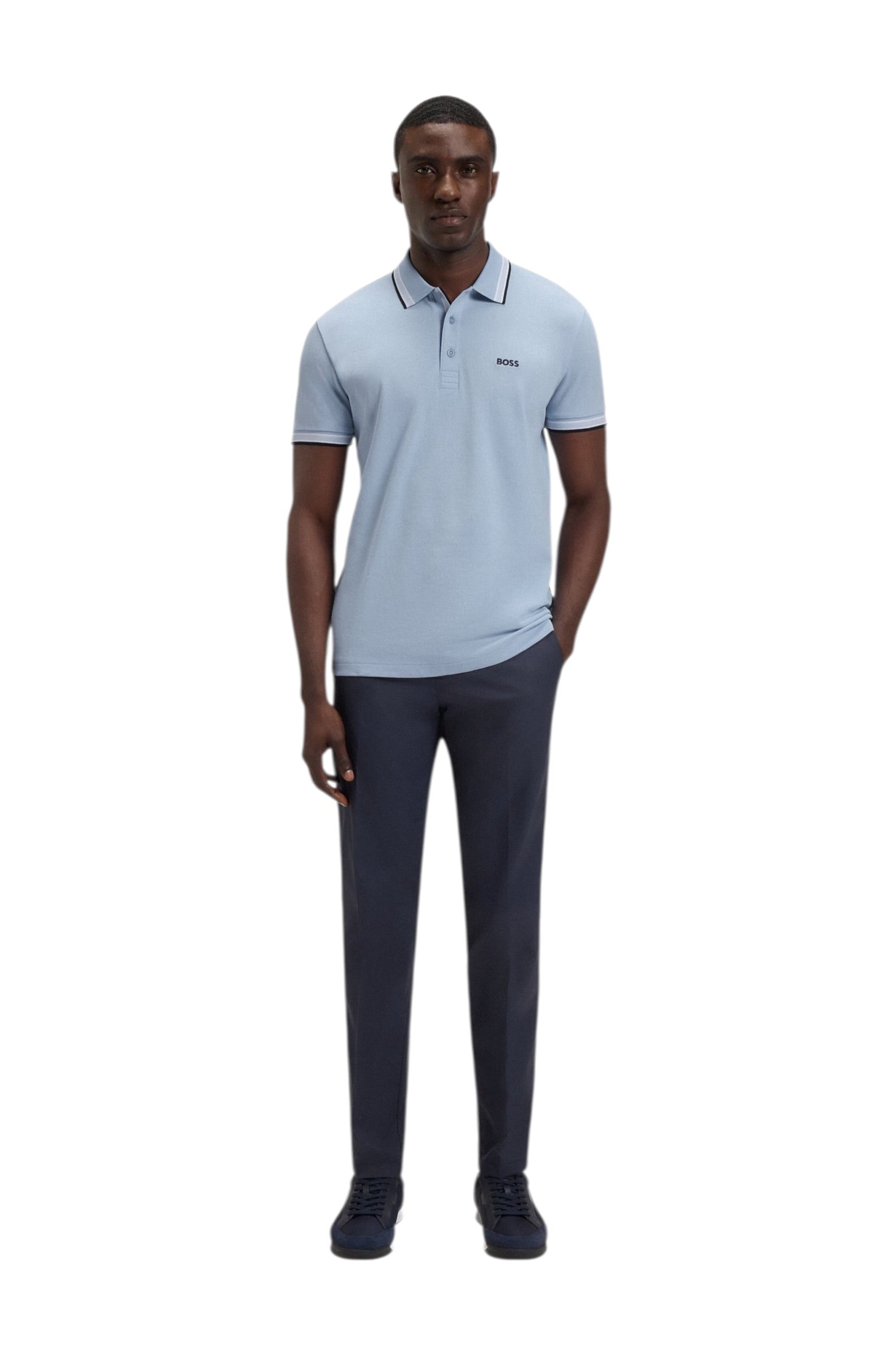 BOSS Paddy Polo Shirt In Cotton Piqué