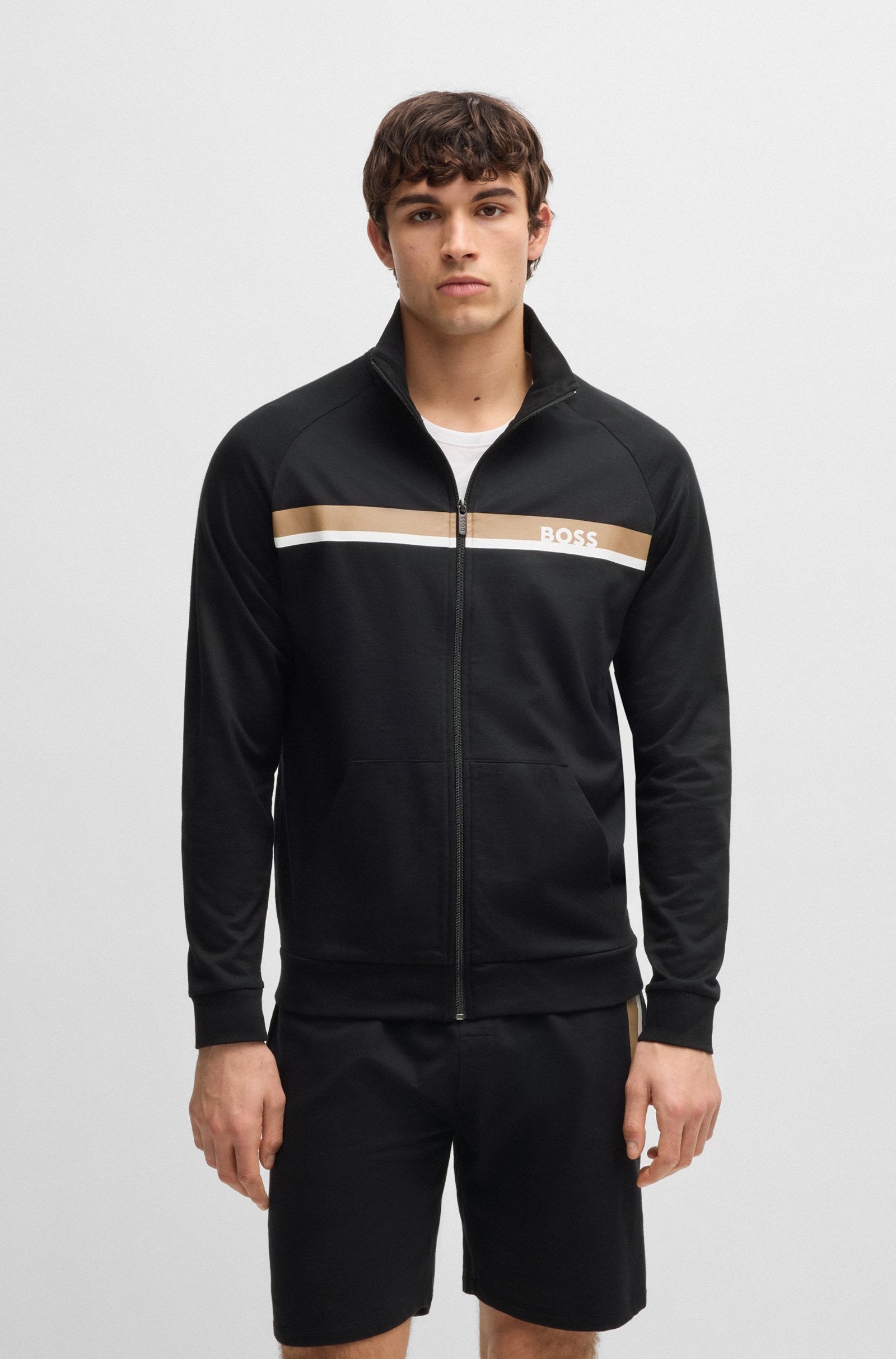 BOSS Authentic Z Zip-Up Jacket With Logo Detail