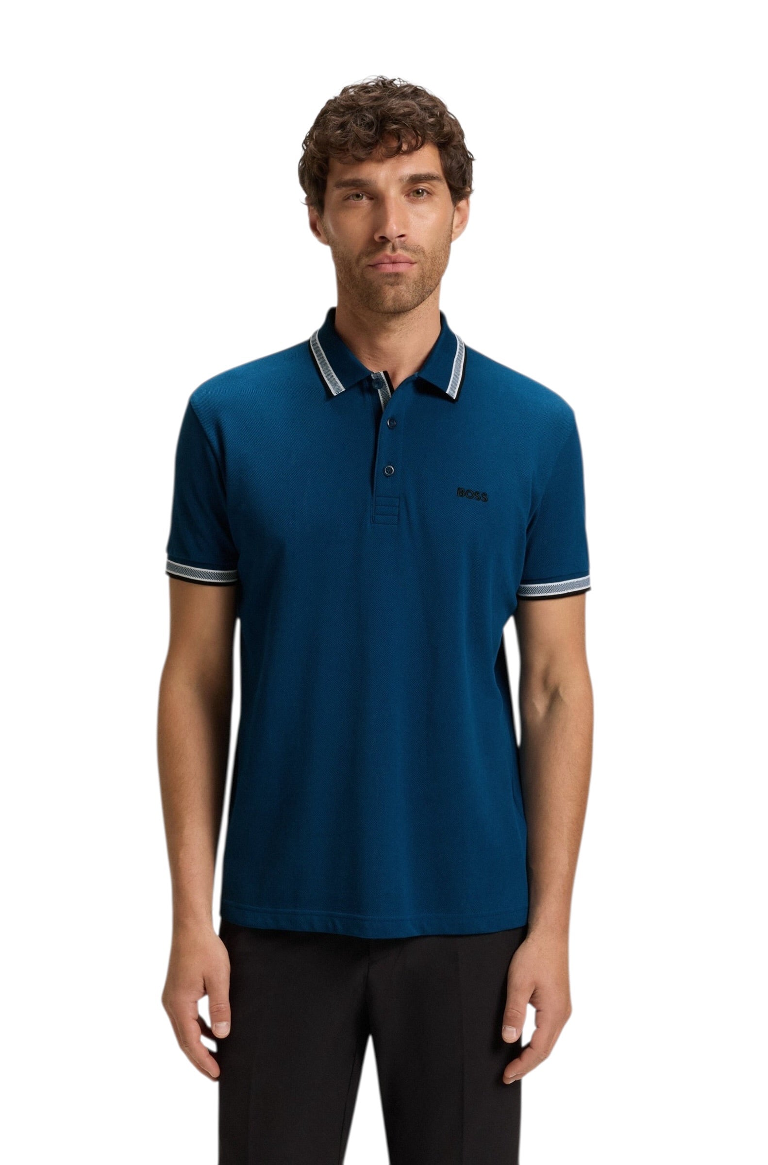 BOSS Paddy Polo Shirt In Cotton Piqué