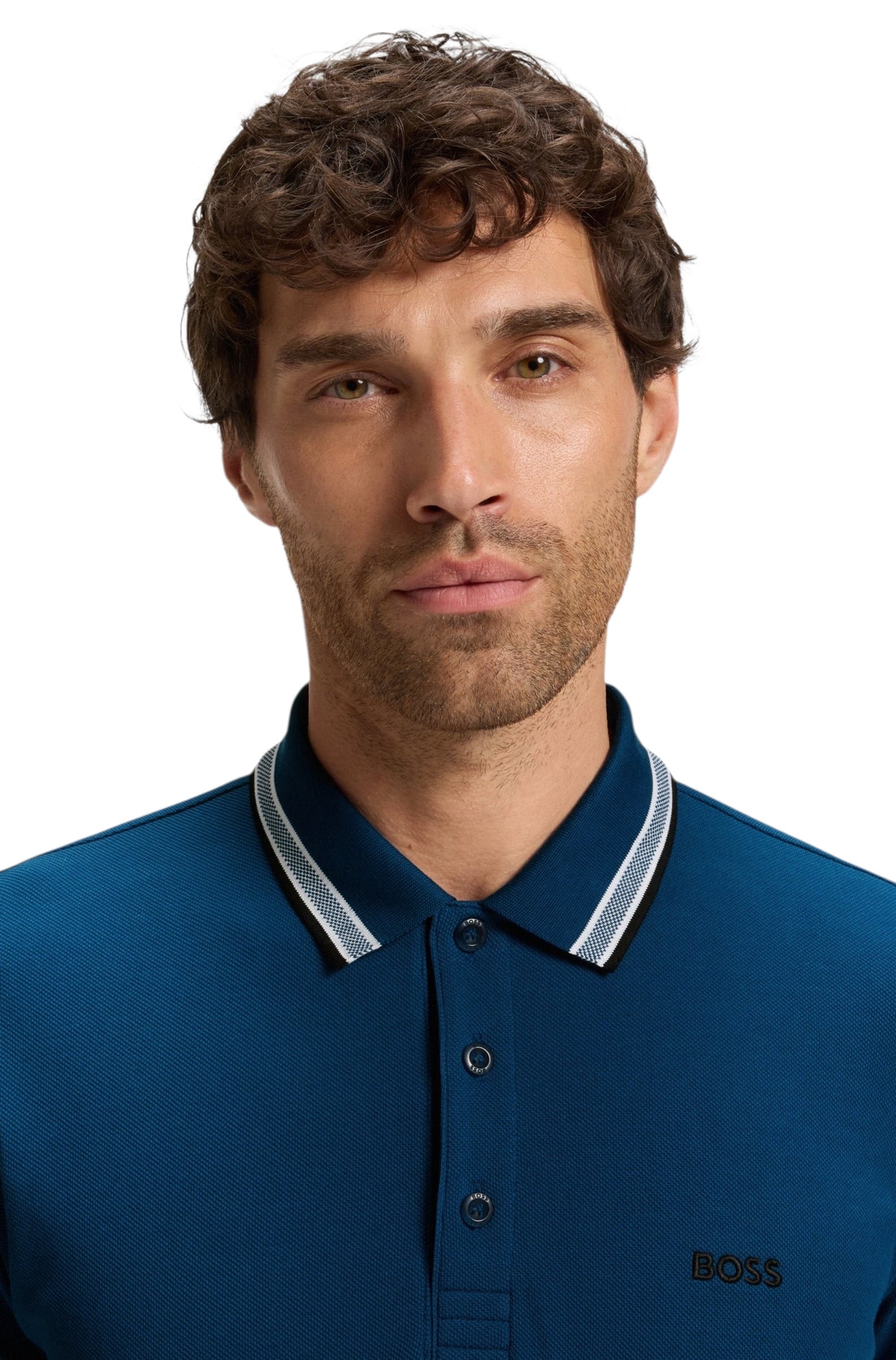 BOSS Paddy Polo Shirt In Cotton Piqué