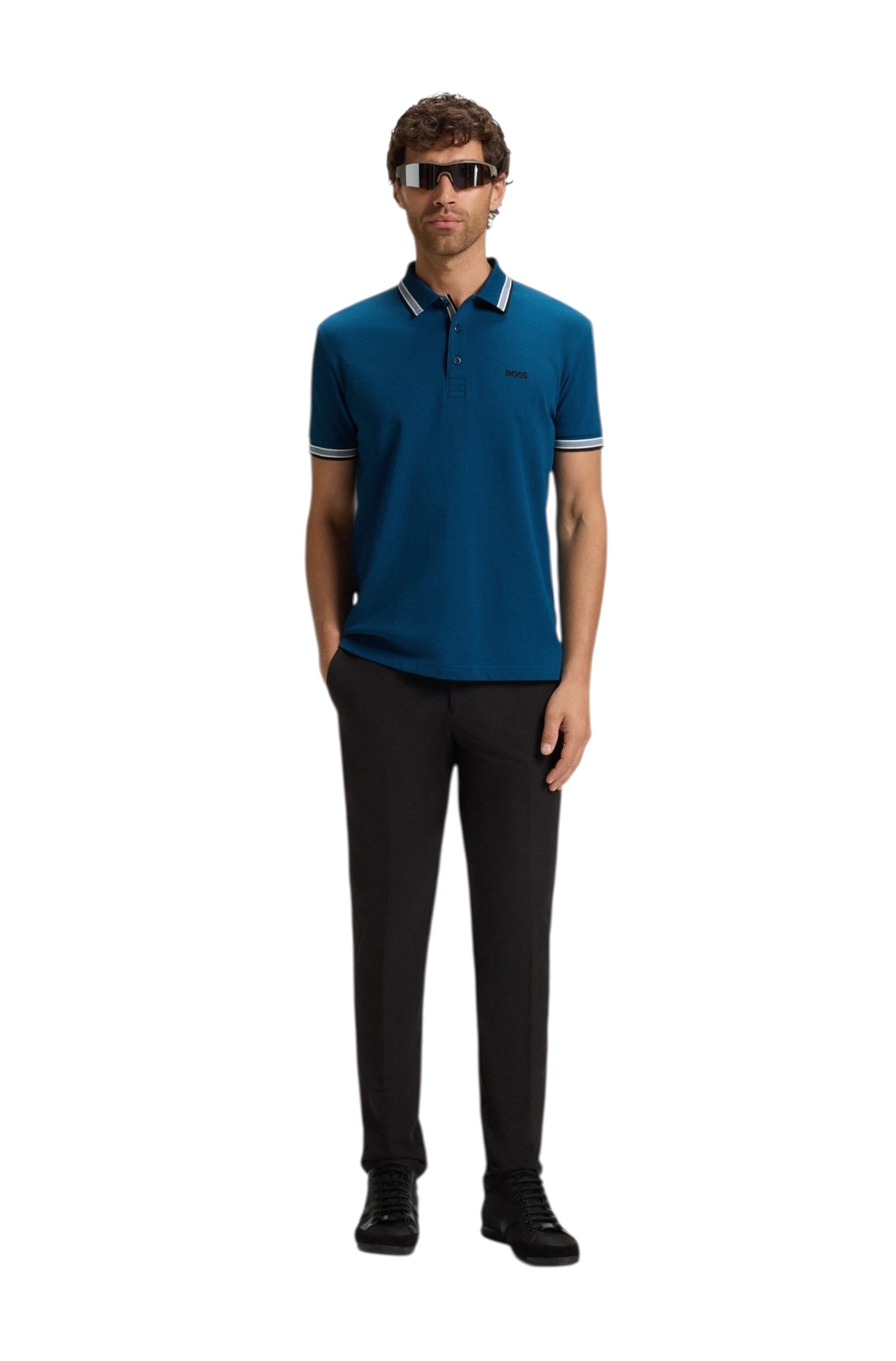 BOSS Paddy Polo Shirt In Cotton Piqué
