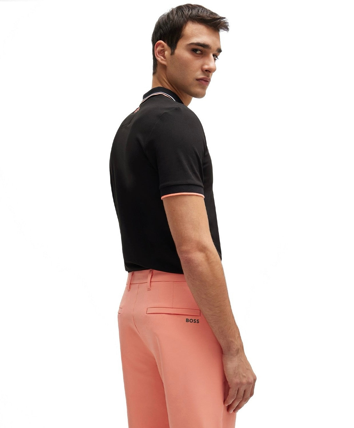BOSS S_Commuter Slim-Fit Shorts In Water-Repellent Stretch Fabric