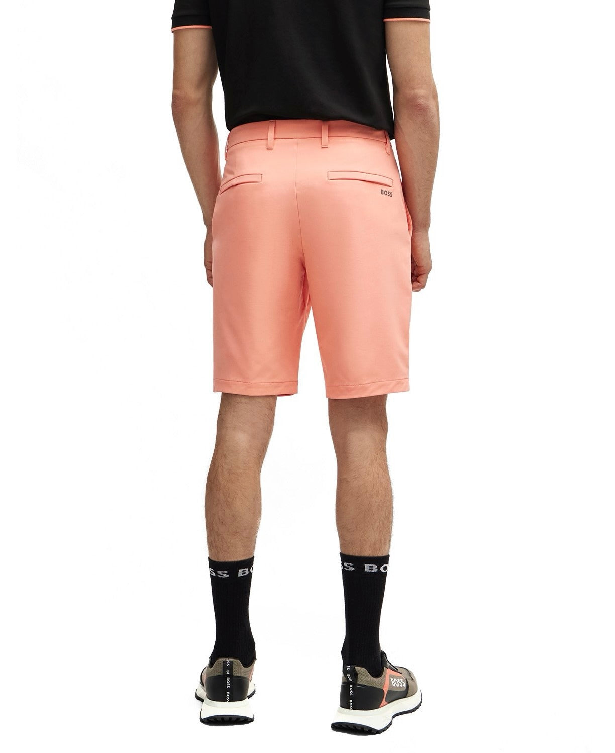 BOSS S_Commuter Slim-Fit Shorts In Water-Repellent Stretch Fabric