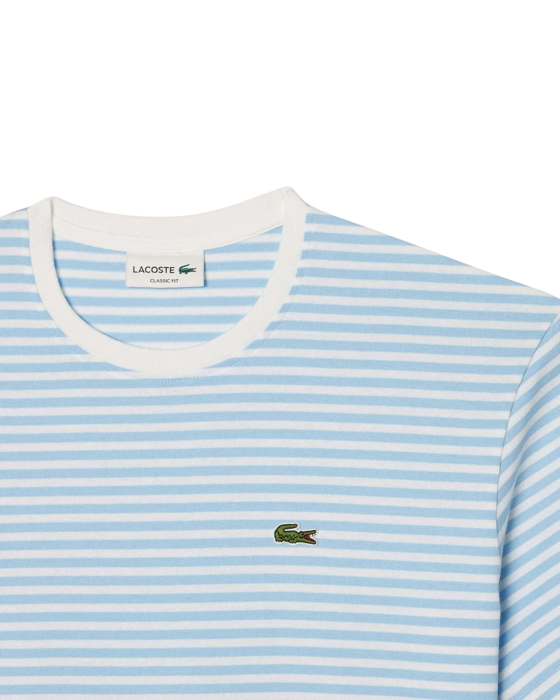 Lacoste Striped Heavy Cotton T-Shirt