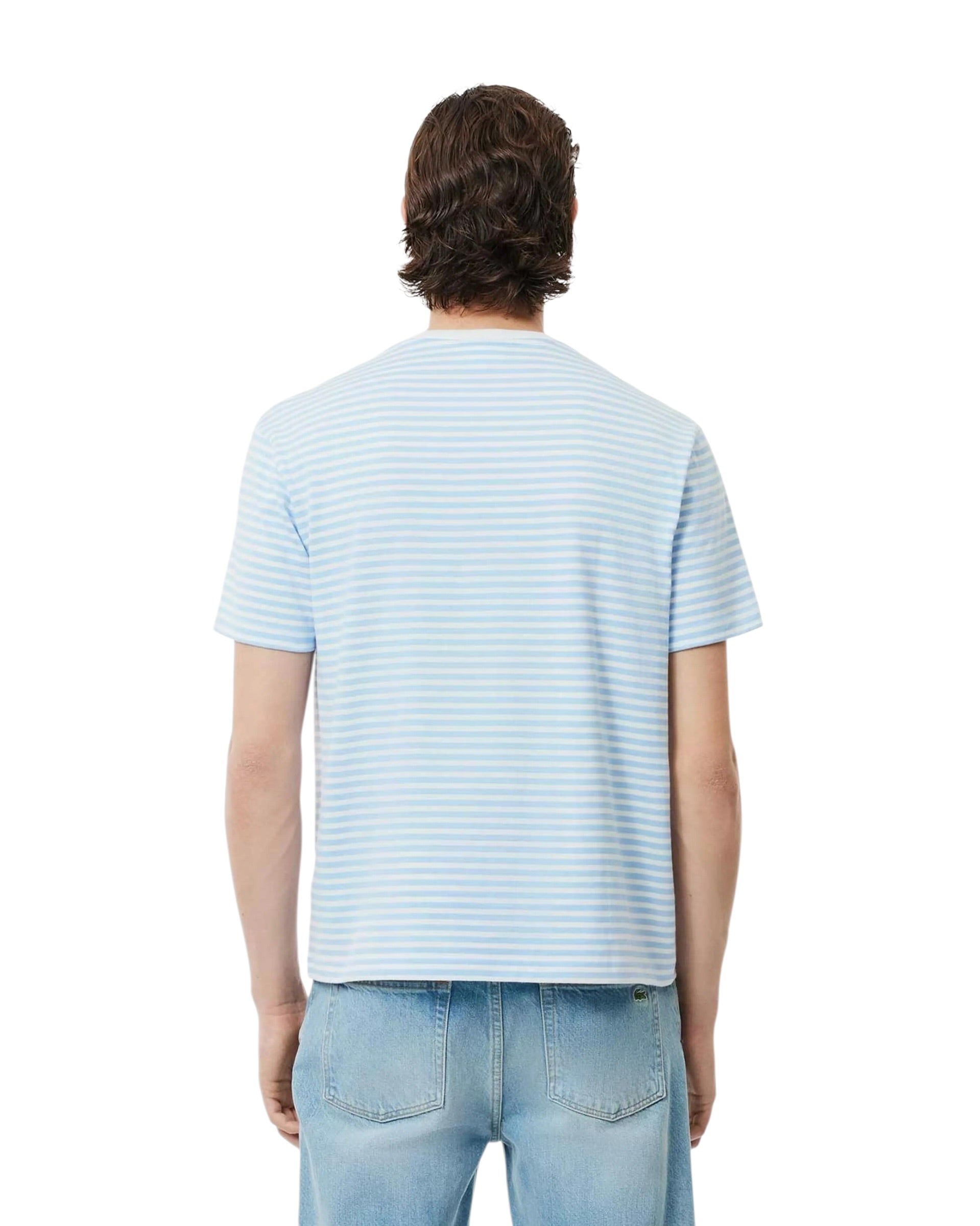 Lacoste Striped Heavy Cotton T-Shirt
