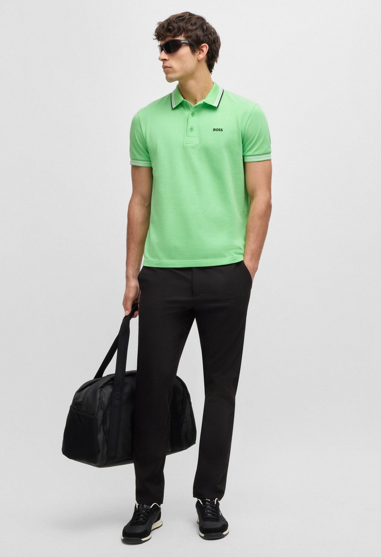BOSS Paddy Polo Shirt In Cotton Piqué With Logo Undercollar