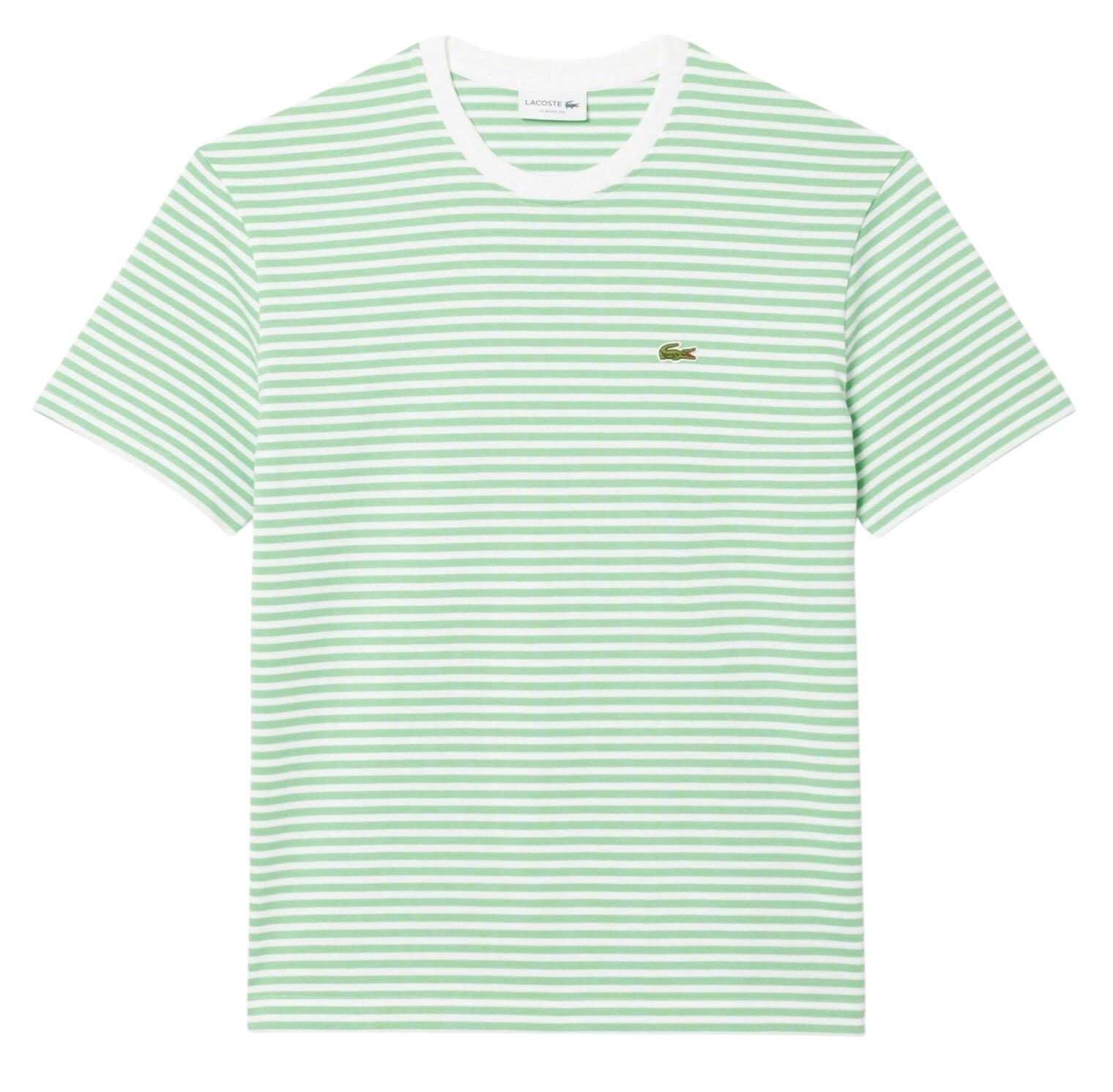 Lacoste Striped Heavy Cotton T-Shirt