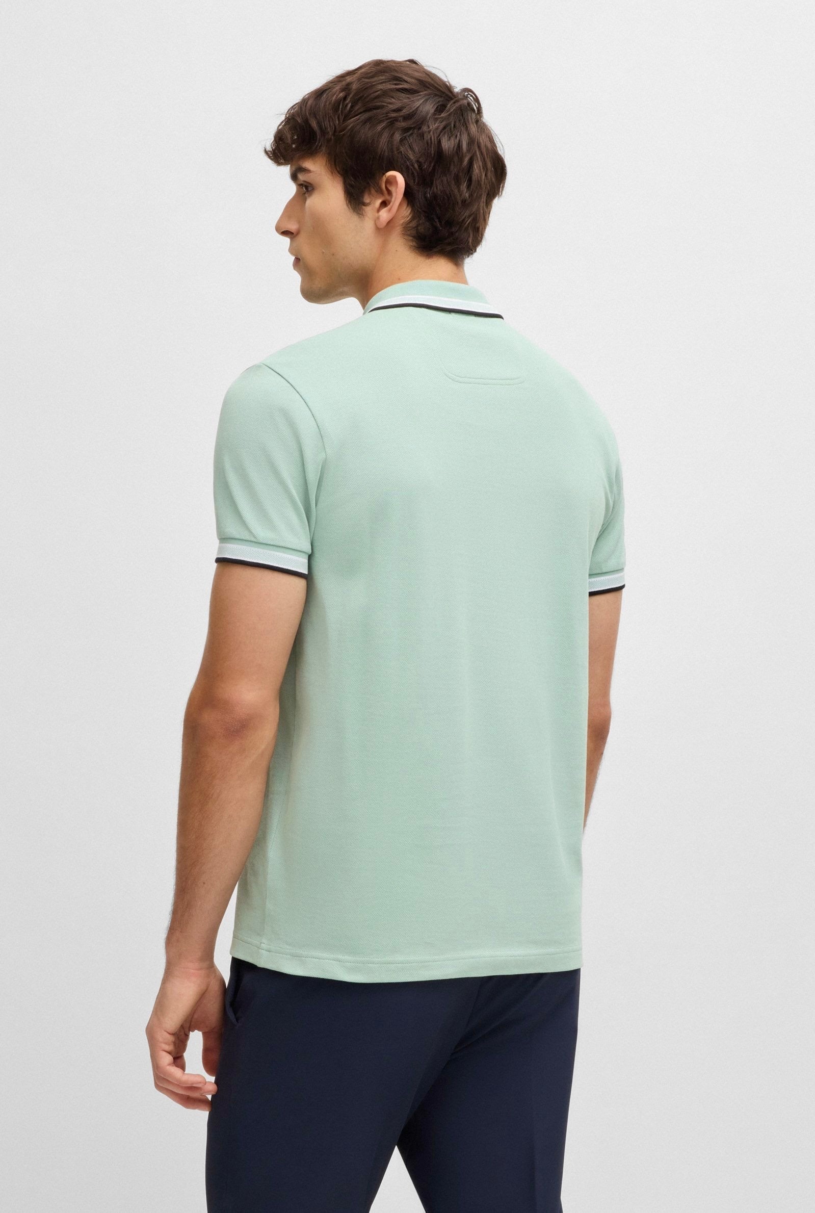 BOSS Paddy Polo Shirt In Cotton Piqué With Logo Undercollar