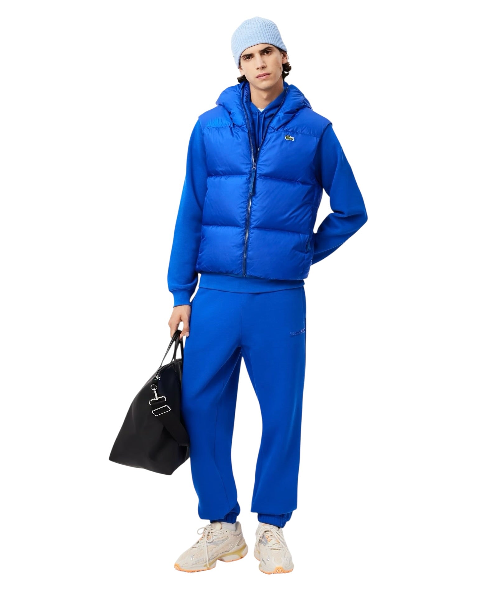 Lacoste Water-Repellent Hooded Puffer Vest