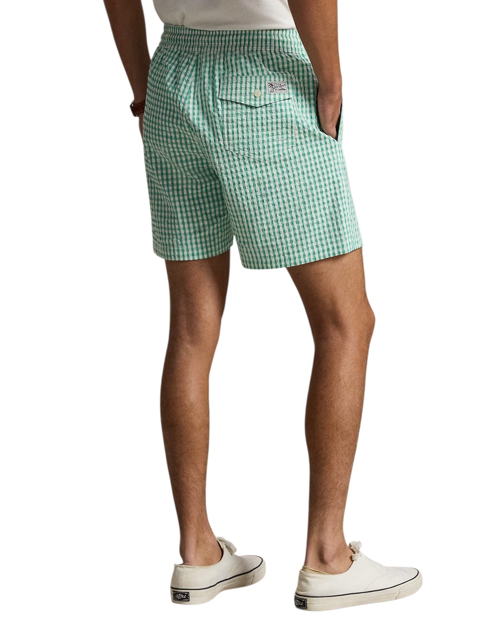 Polo Ralph Lauren 14.5 cm Traveller Seersucker Gingham Swimming Trunk