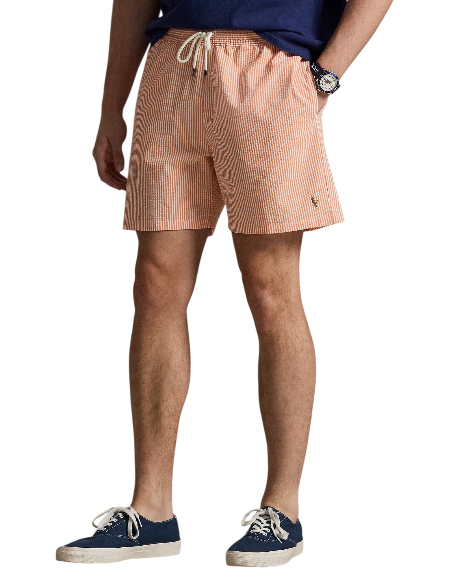 Polo Ralph Lauren 14.5 cm Traveller Seersucker Swimming Trunk