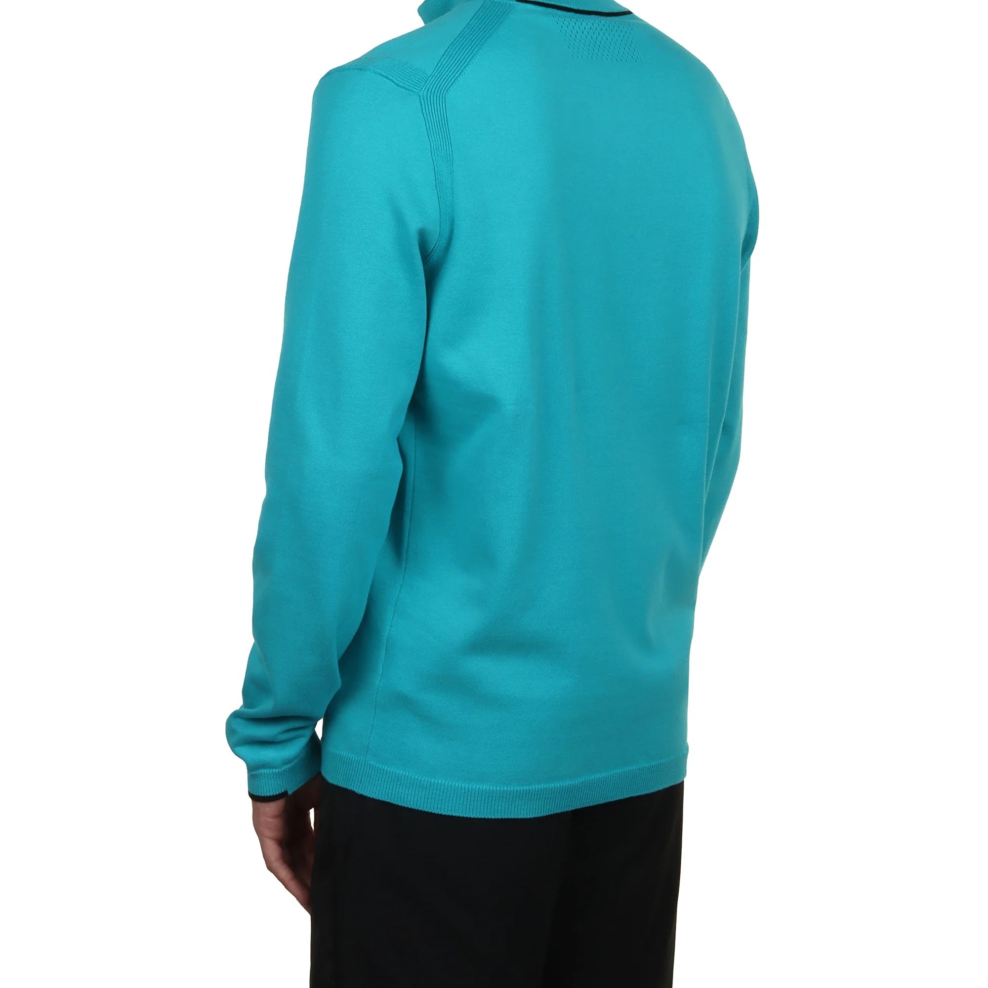 BOSS Ever-X_QZ Cotton Blend Regular Fit Sweater With Logo Print