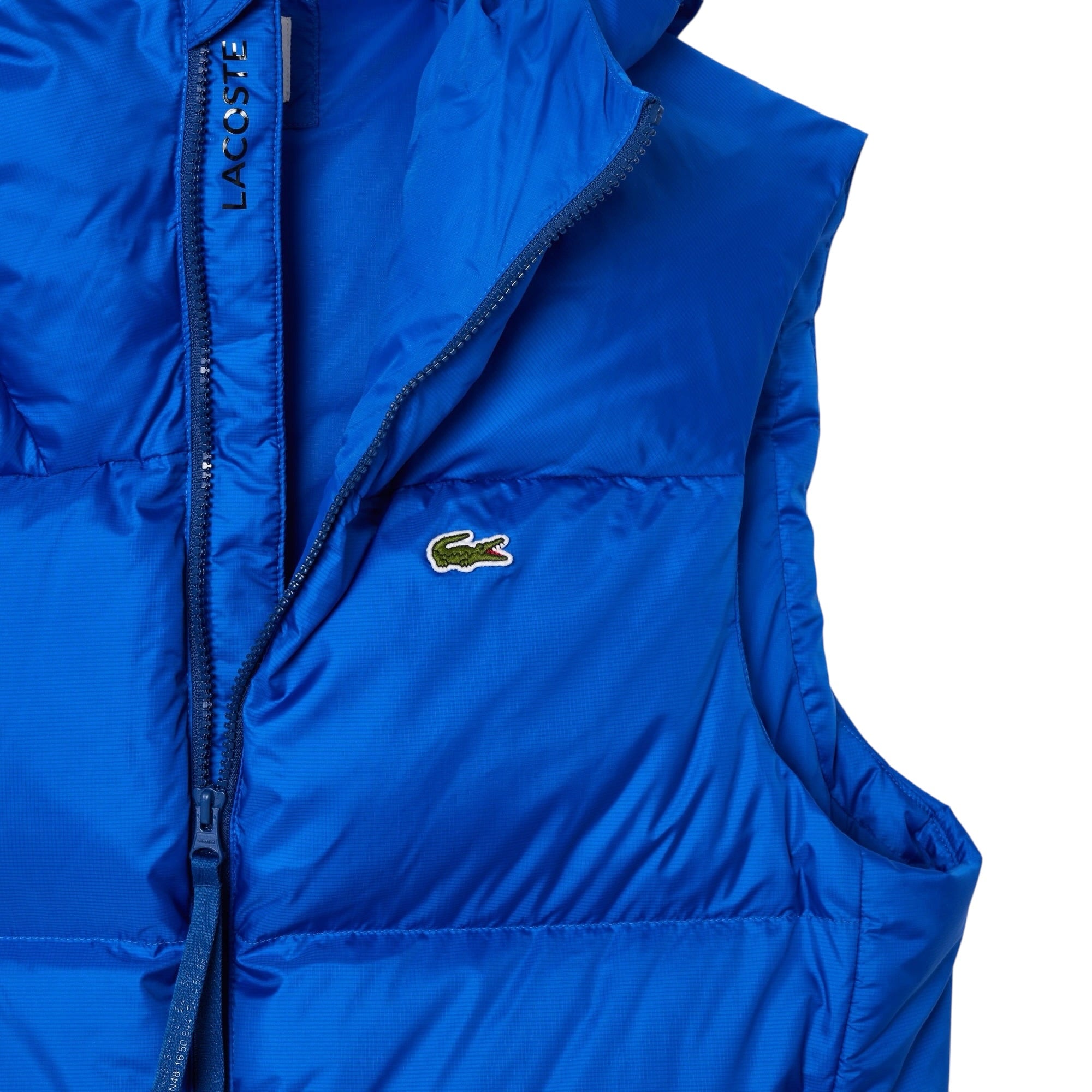 Lacoste Water-Repellent Hooded Puffer Vest