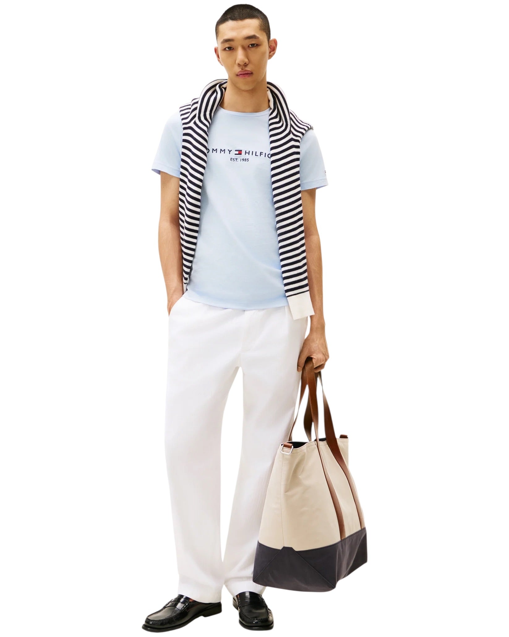 Tommy Hilfiger Logo Basic Mens T-Shirt
