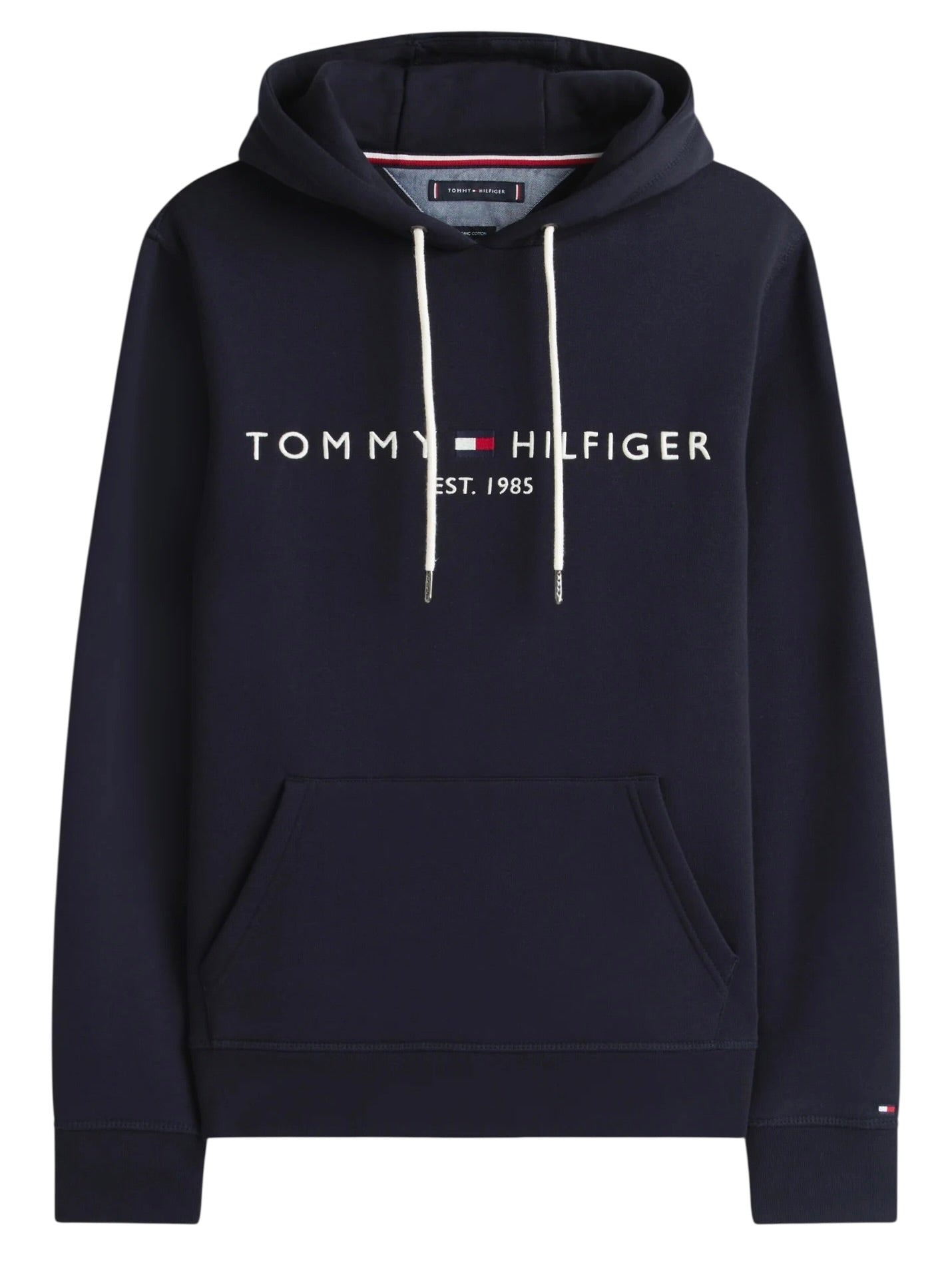 Tommy Hilfiger Logo Embroidery Fleece Hoody