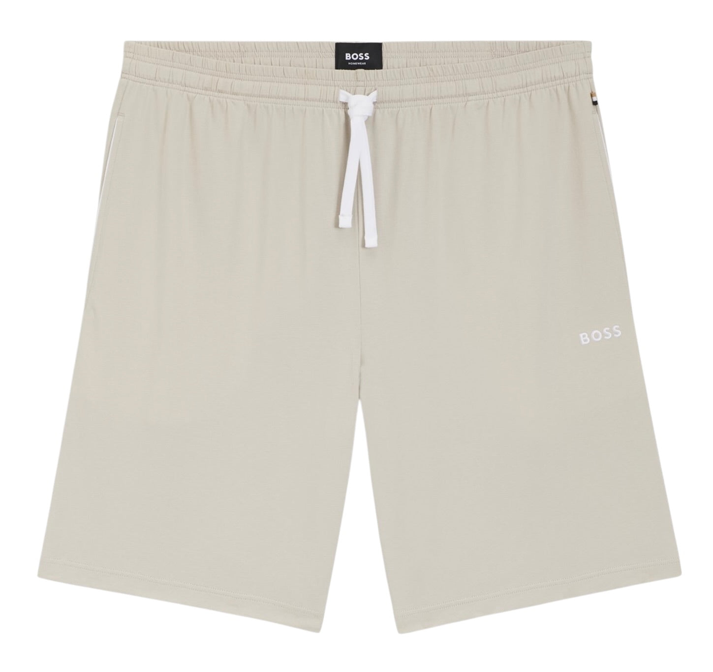 BOSS Stretch-Cotton Shorts With Embroidered Logo