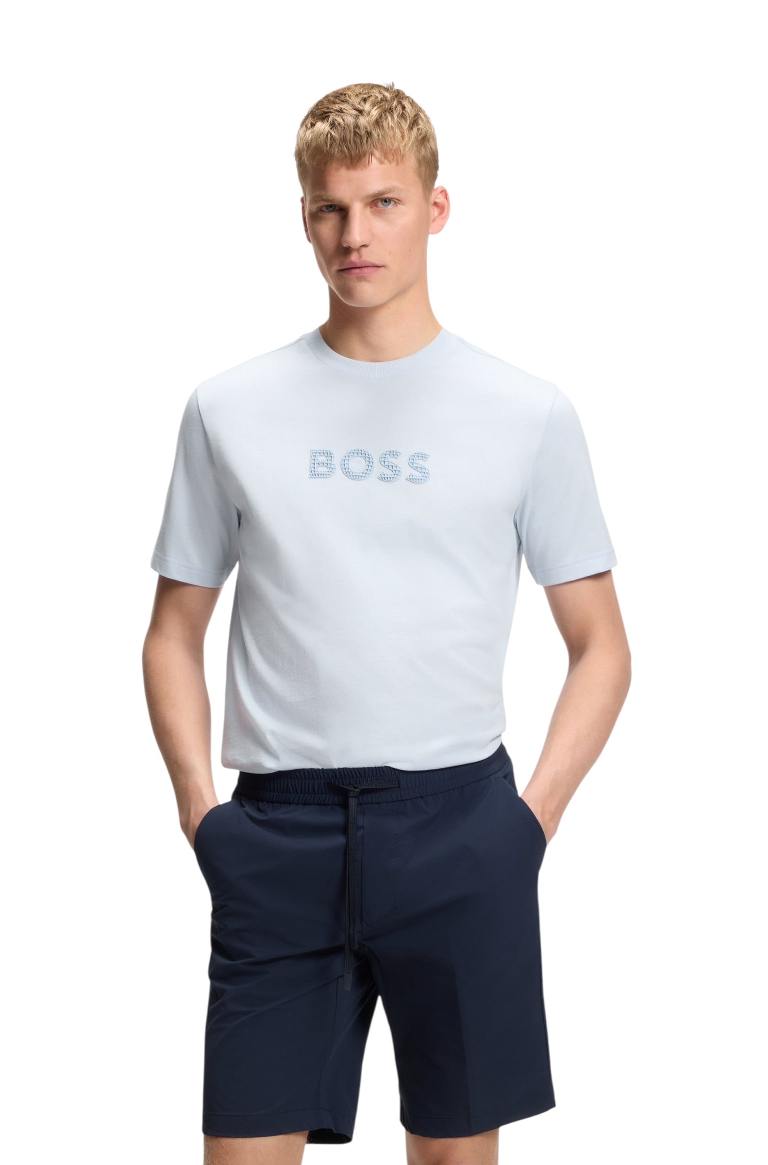 BOSS Cotton-Jersey T-Shirt With Golf-Inspired Logo