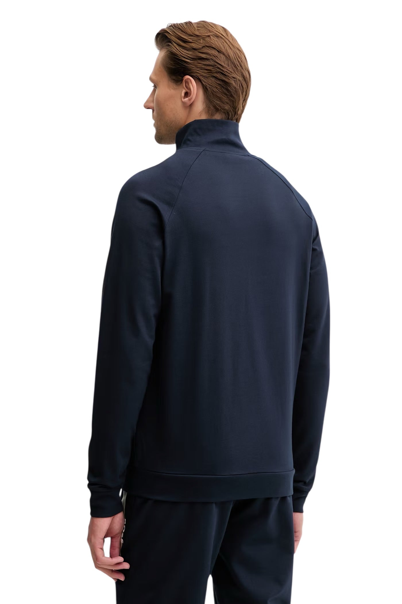 BOSS Authentic Z Full Zip Jacket With Stripe And Logo