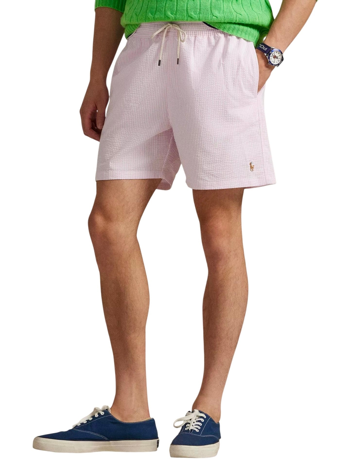 Polo Ralph Lauren 14.5 cm Traveller Seersucker Swimming Trunk
