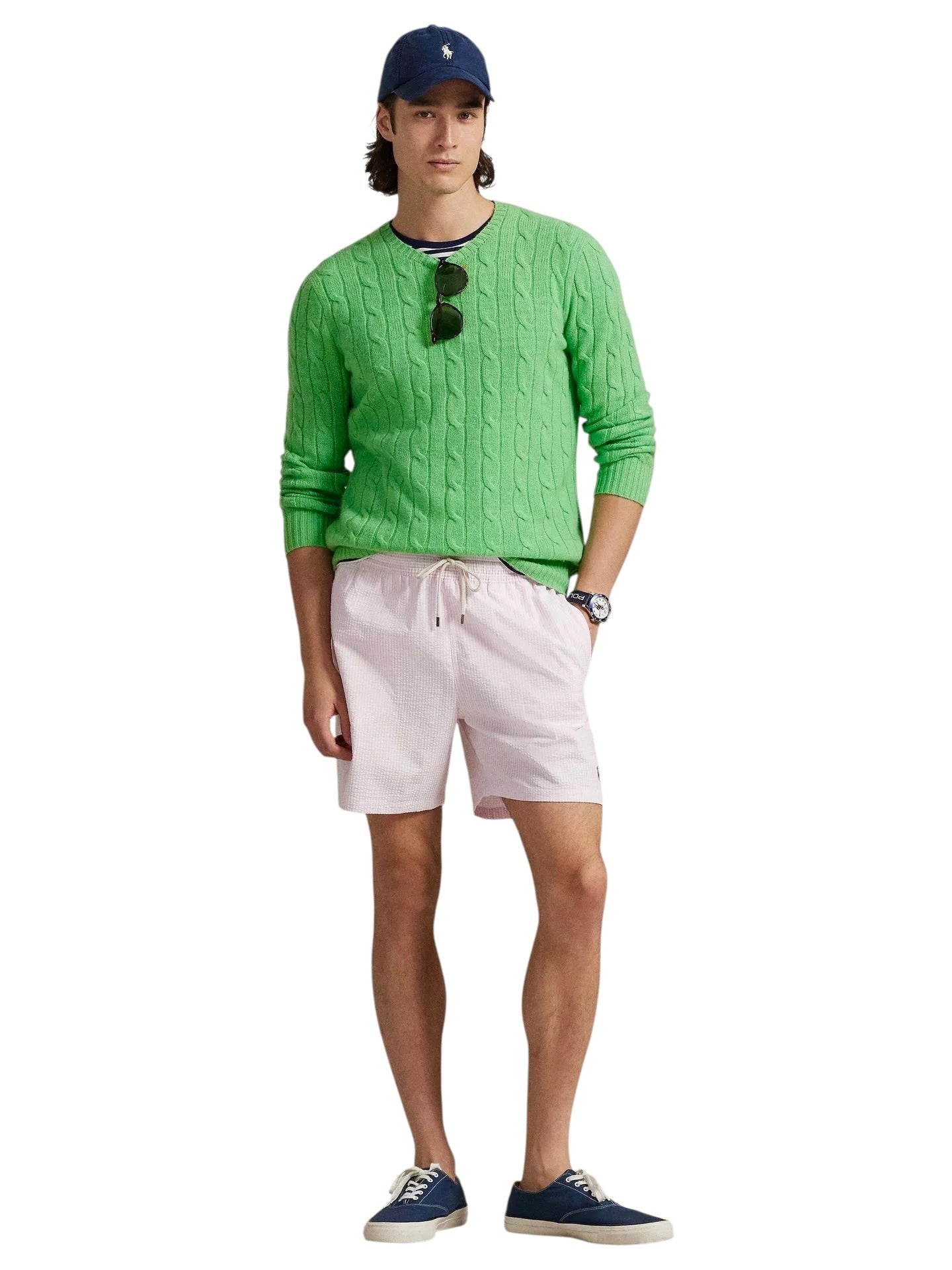 Polo Ralph Lauren 14.5 cm Traveller Seersucker Swimming Trunk