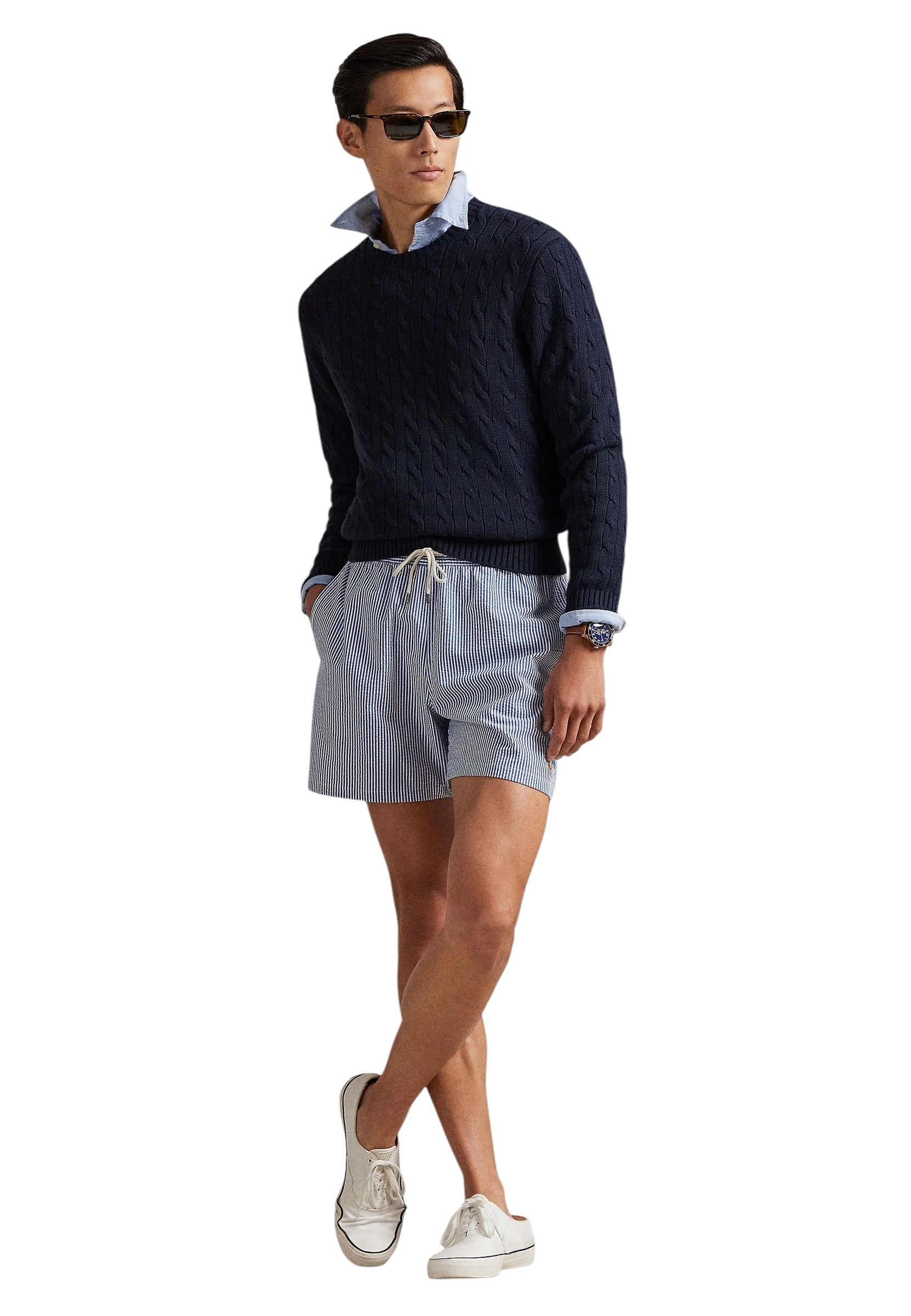 Polo Ralph Lauren 14.5 cm Traveller Seersucker Swimming Trunk