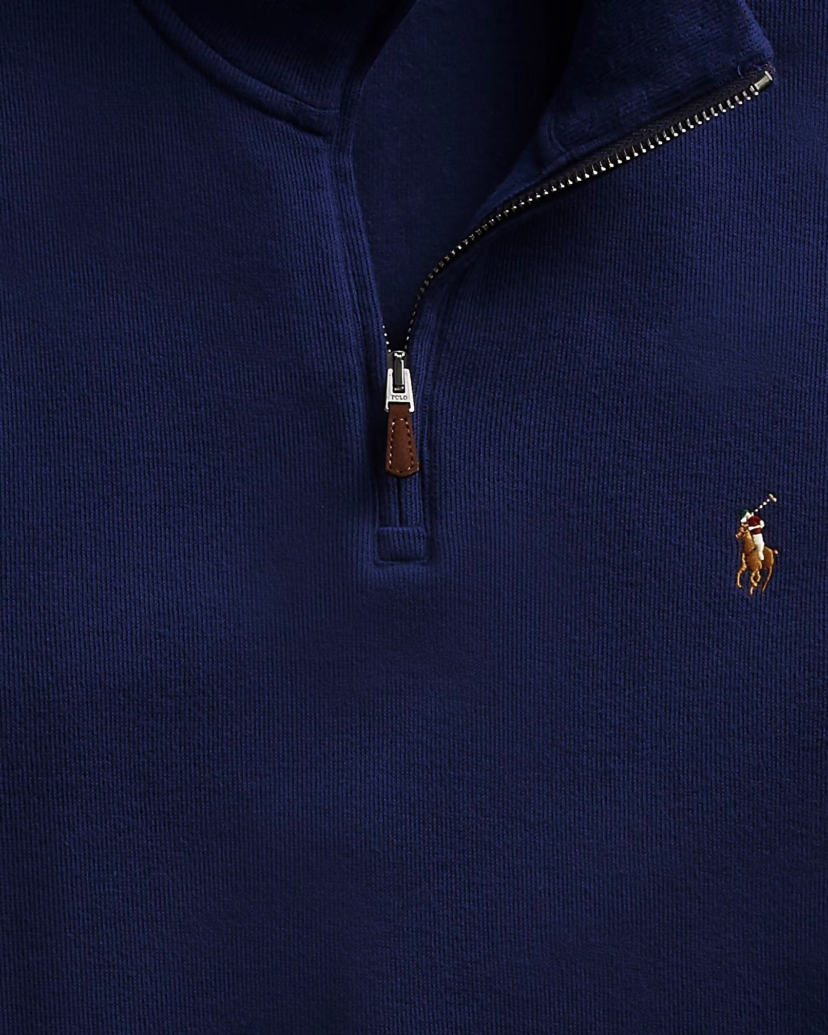 POLO RALPH LAUREN ESTATE RIB QUARTER-ZIP PULLOVER