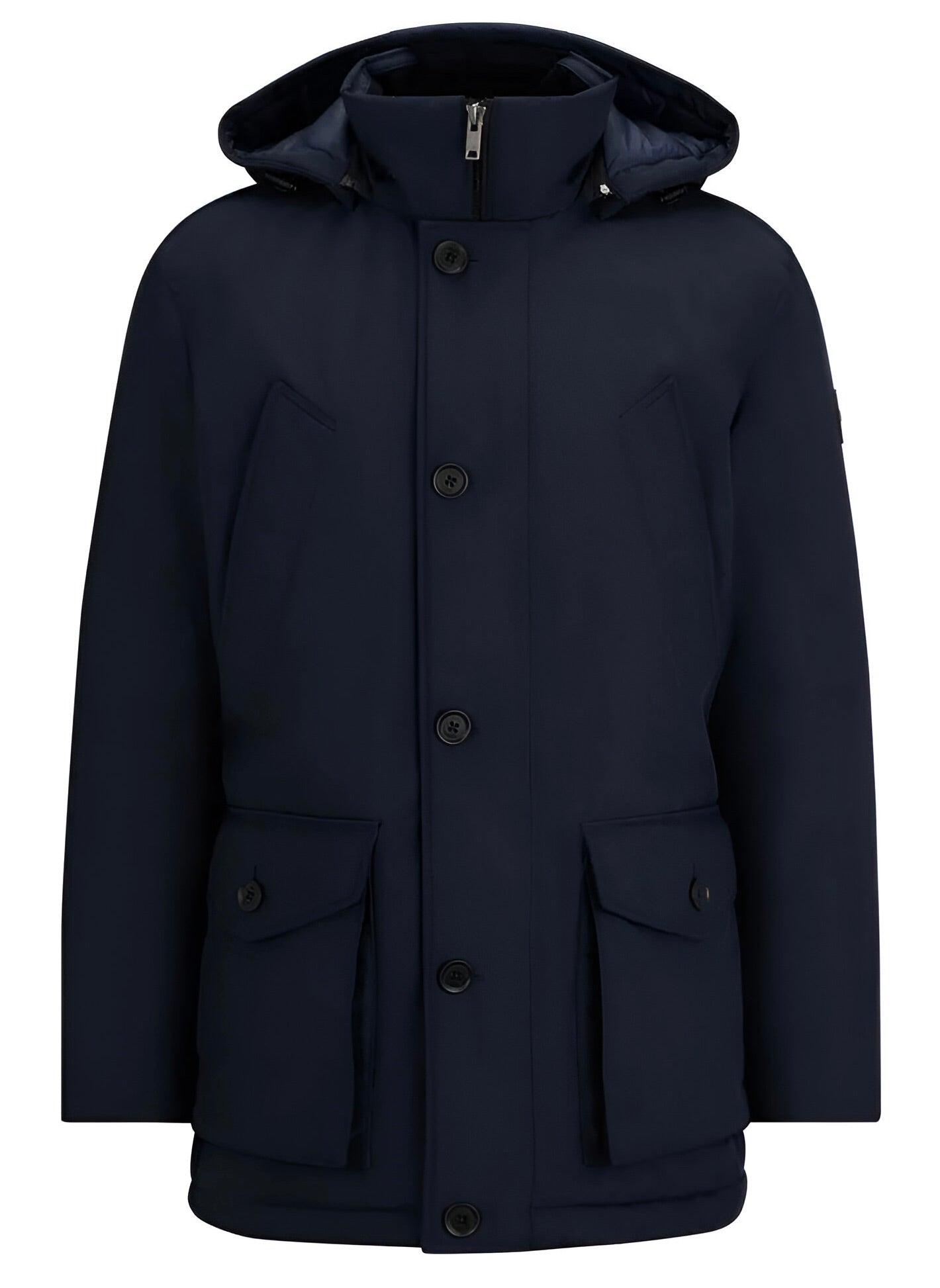 BOSS Osiass Water-Repellent Jacket With Detachable Hood