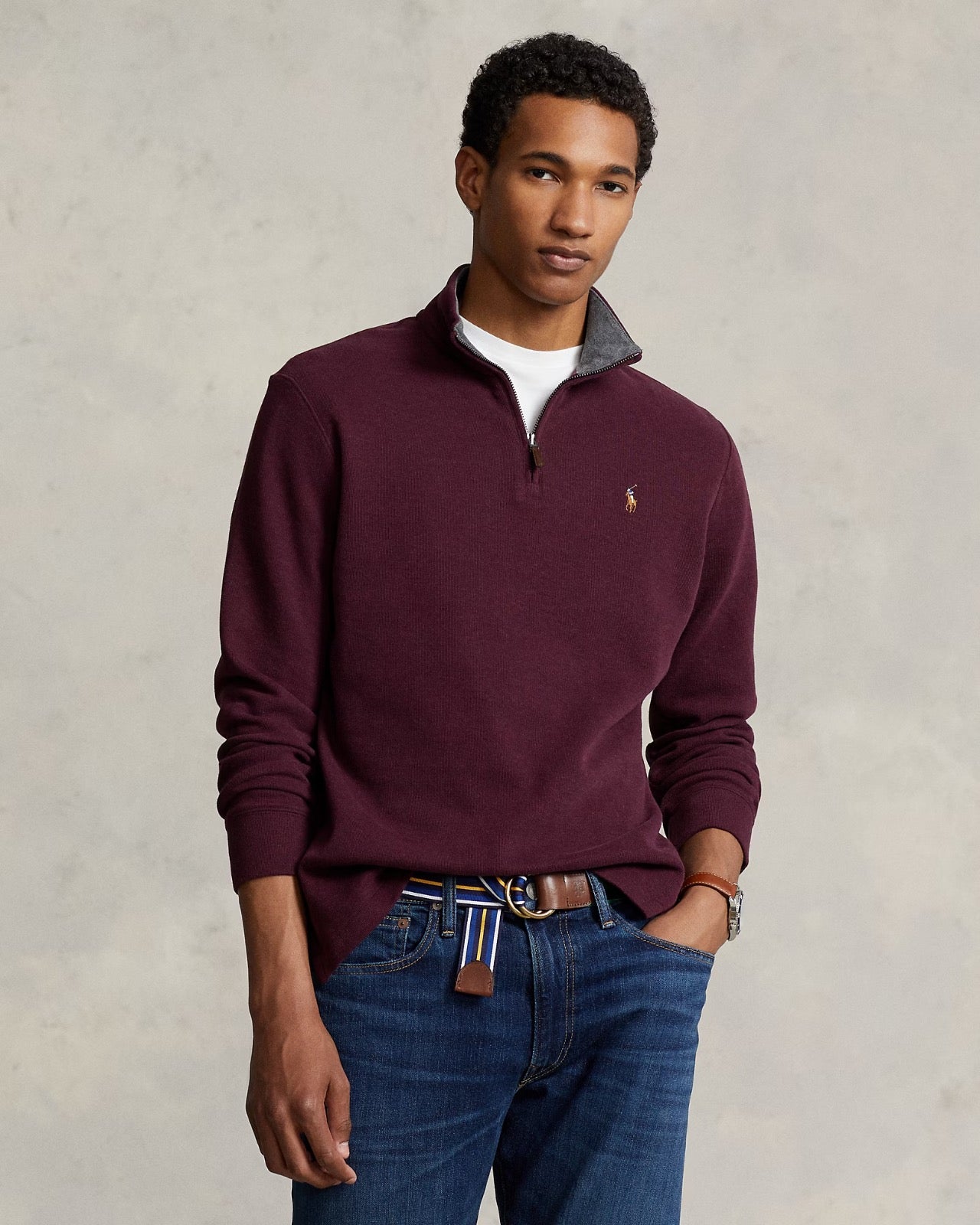 Polo Ralph Lauren Estate Rib Quarter-Zip Pullover