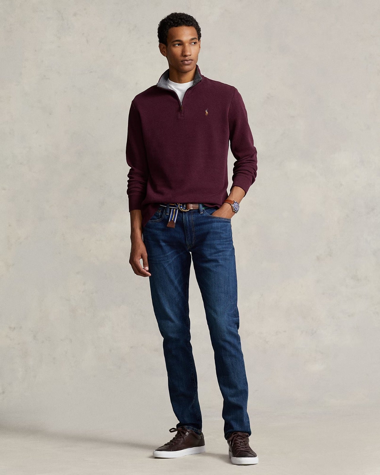 Polo Ralph Lauren Estate Rib Quarter-Zip Pullover