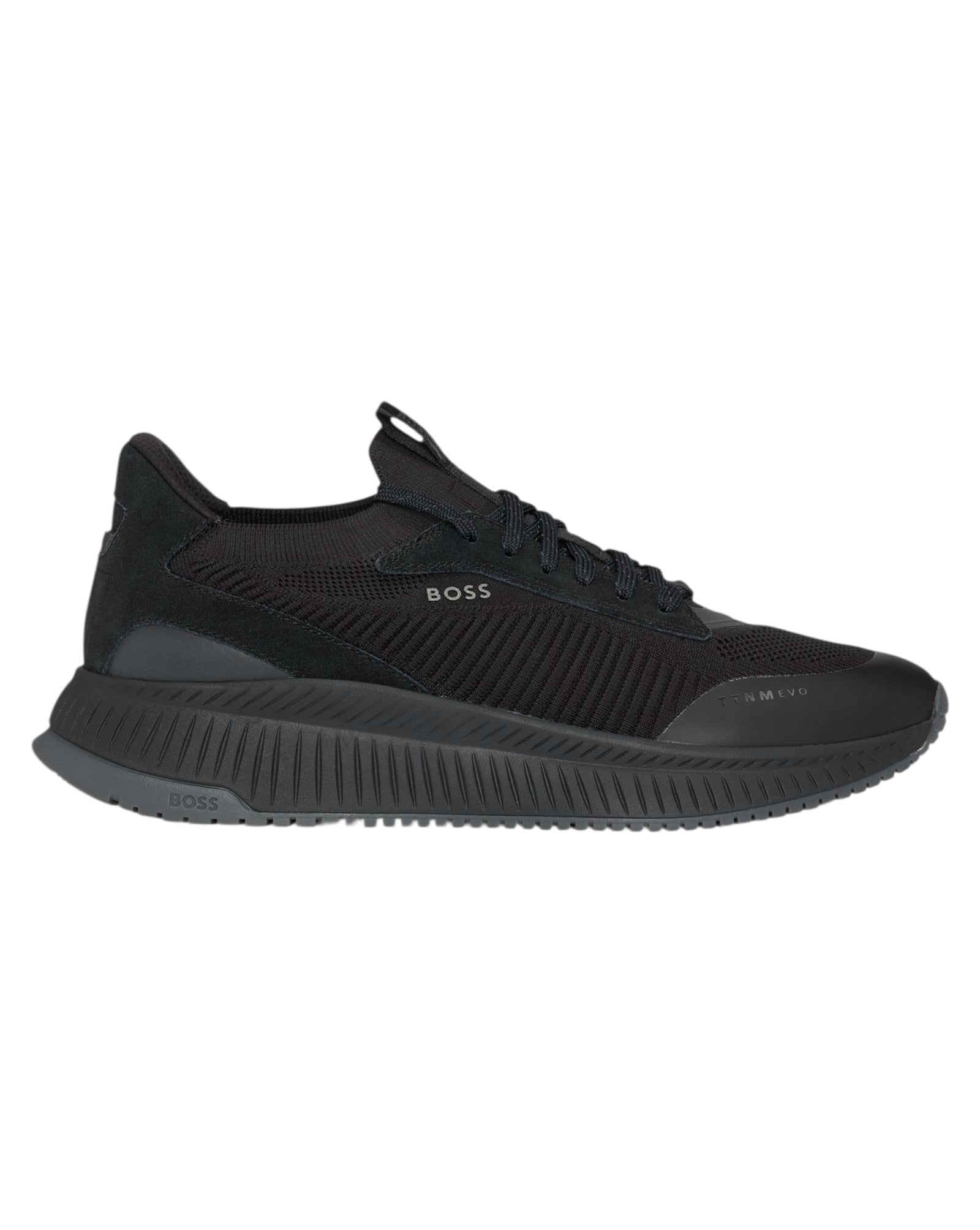 Boss TTNM Evo Trainers With Knitted Uppers And Suede Trims