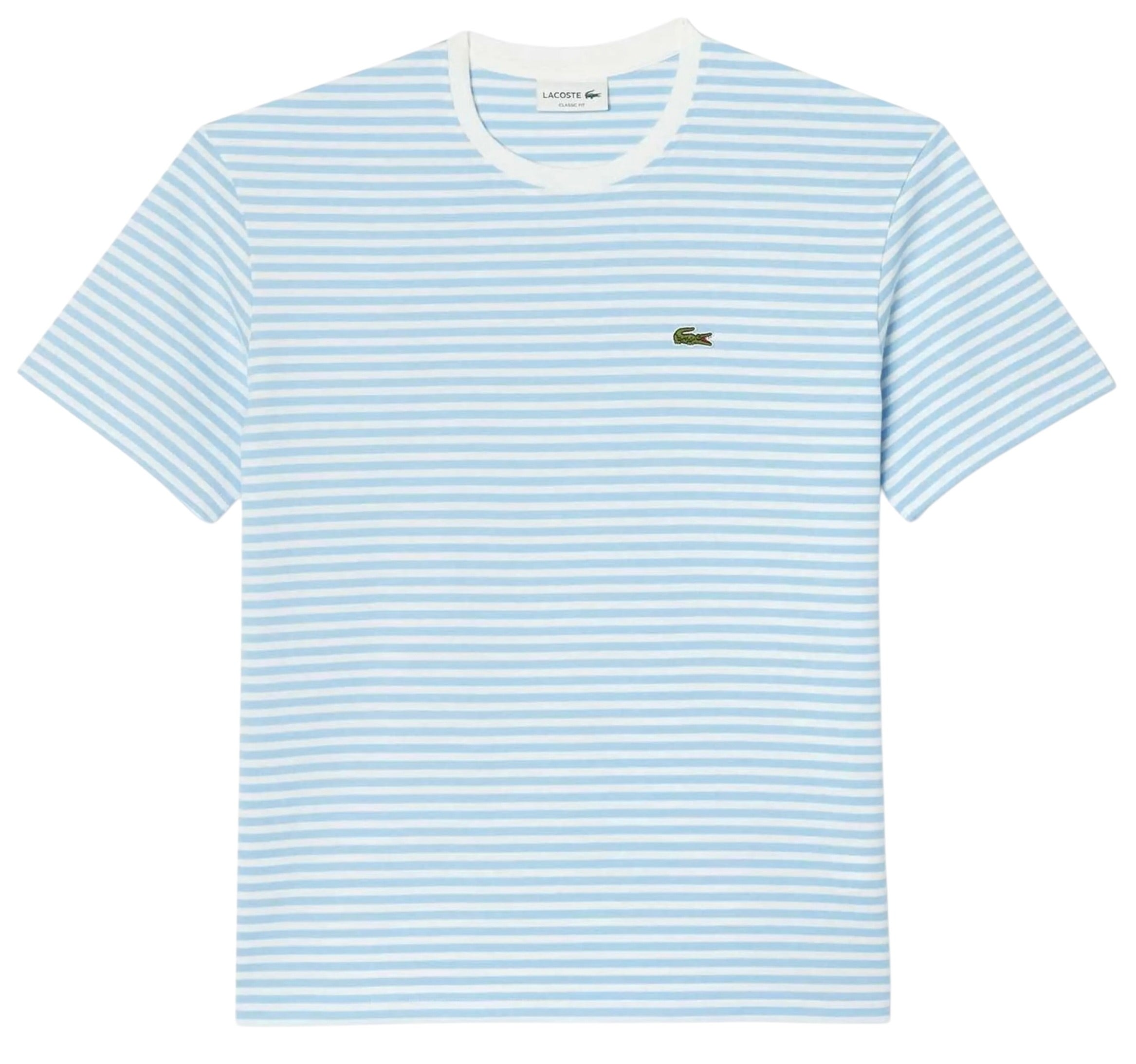 Lacoste Striped Heavy Cotton T-Shirt